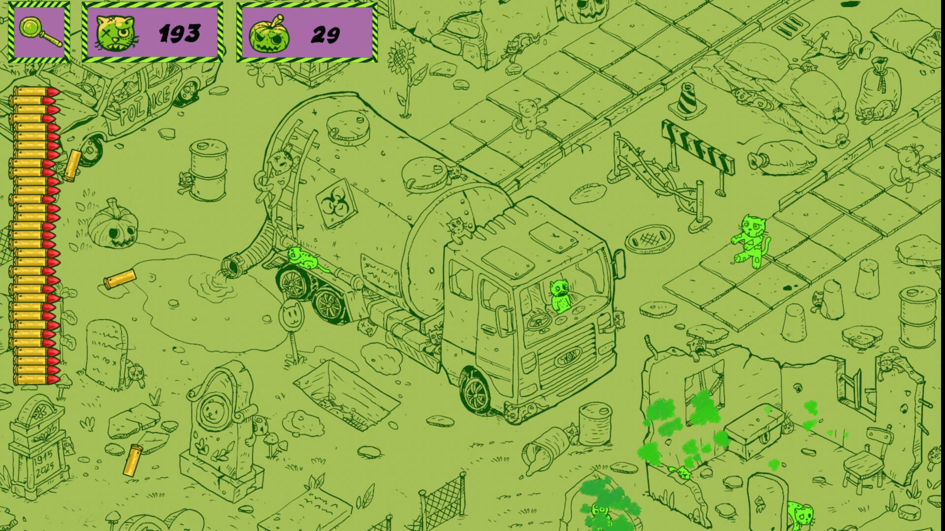 Find Kitties: Zombie Hunter screenshot 2
