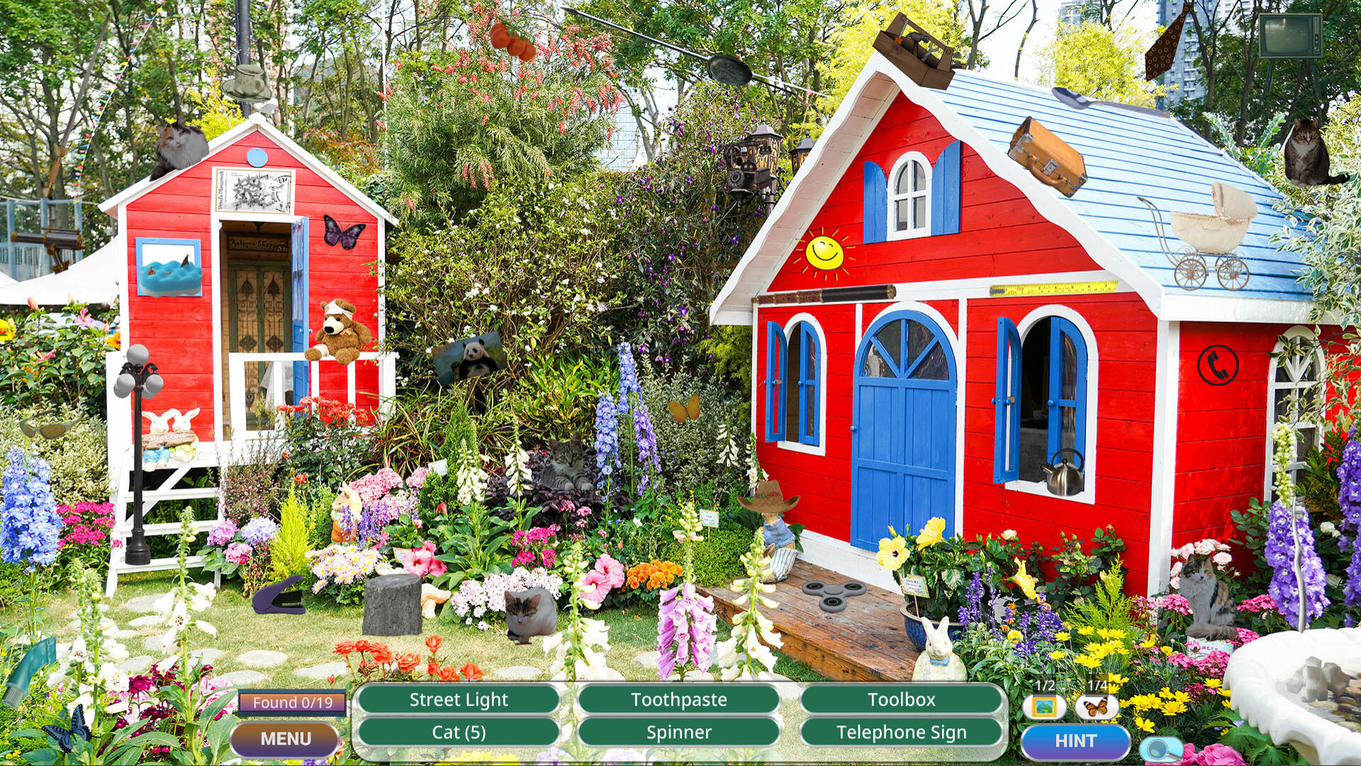 Peaceful Gardens 2: Cute Cats - Hidden Objects Collector's Edition screenshot 1