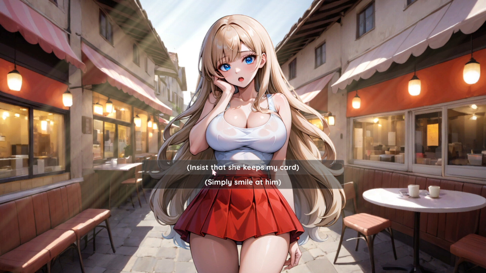 Hentai Novel: Lily is stripping screenshot 2