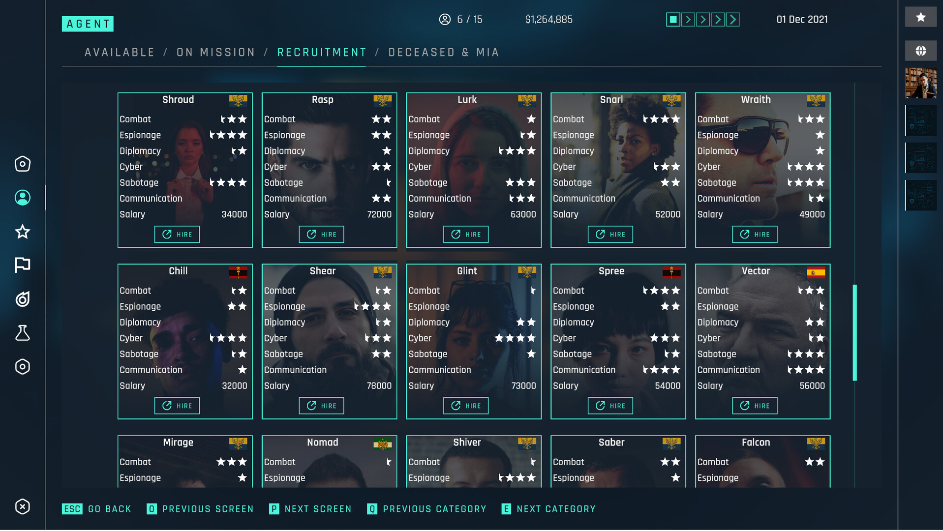 Shadow Division: Spymaster screenshot 3
