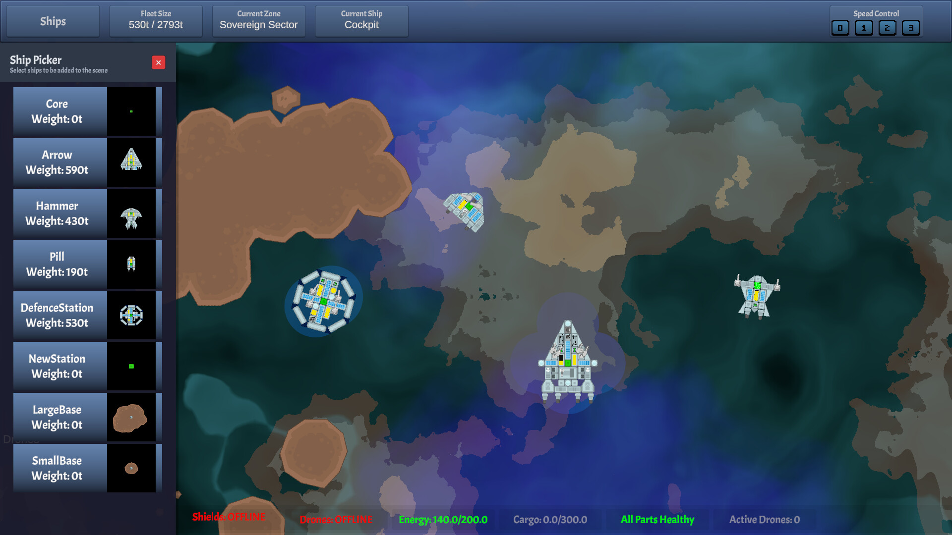 Modular Spaceship Project screenshot 3