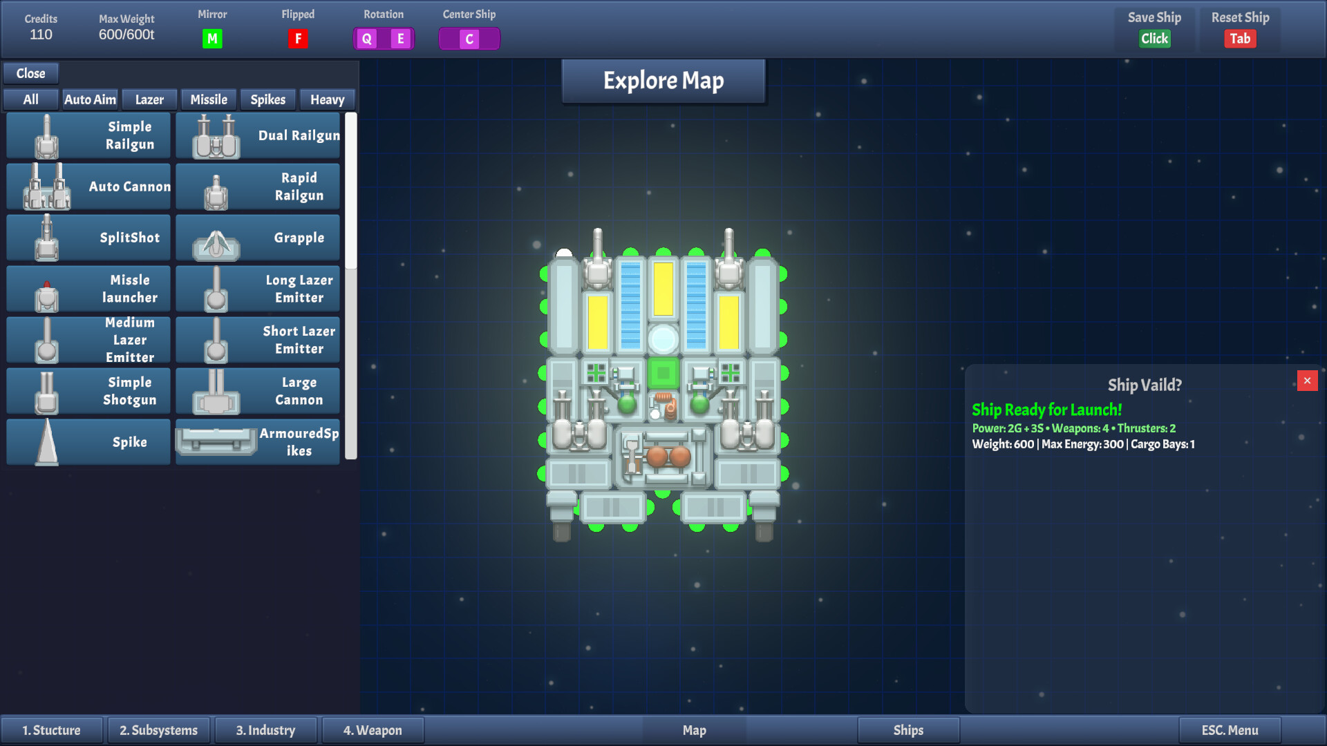 Modular Spaceship Project screenshot 1