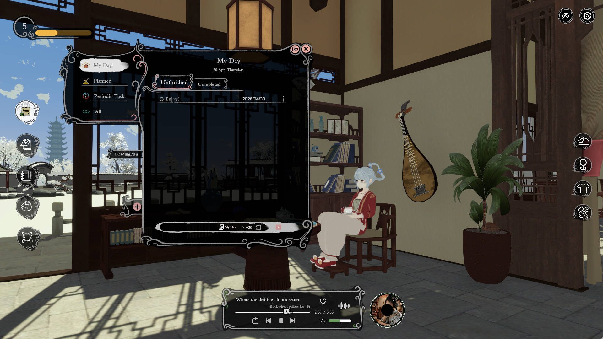 OneDay:Eastern Gardens and Wilds(Lofi) screenshot 2