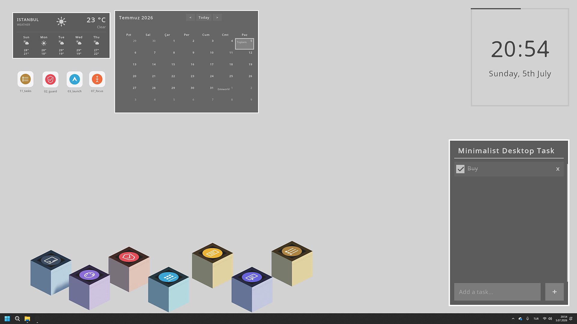 Minimalist Desktop screenshot 7