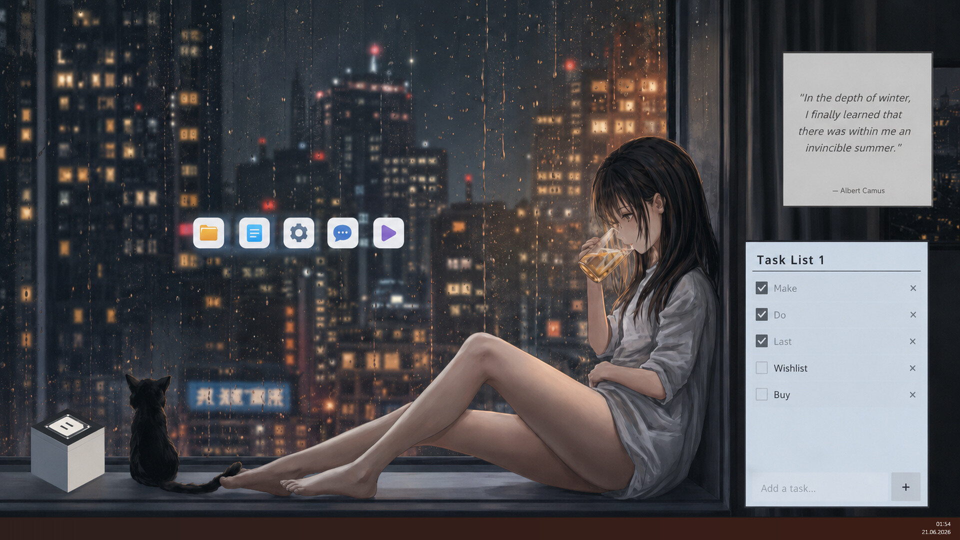 Minimalist Desktop screenshot 1