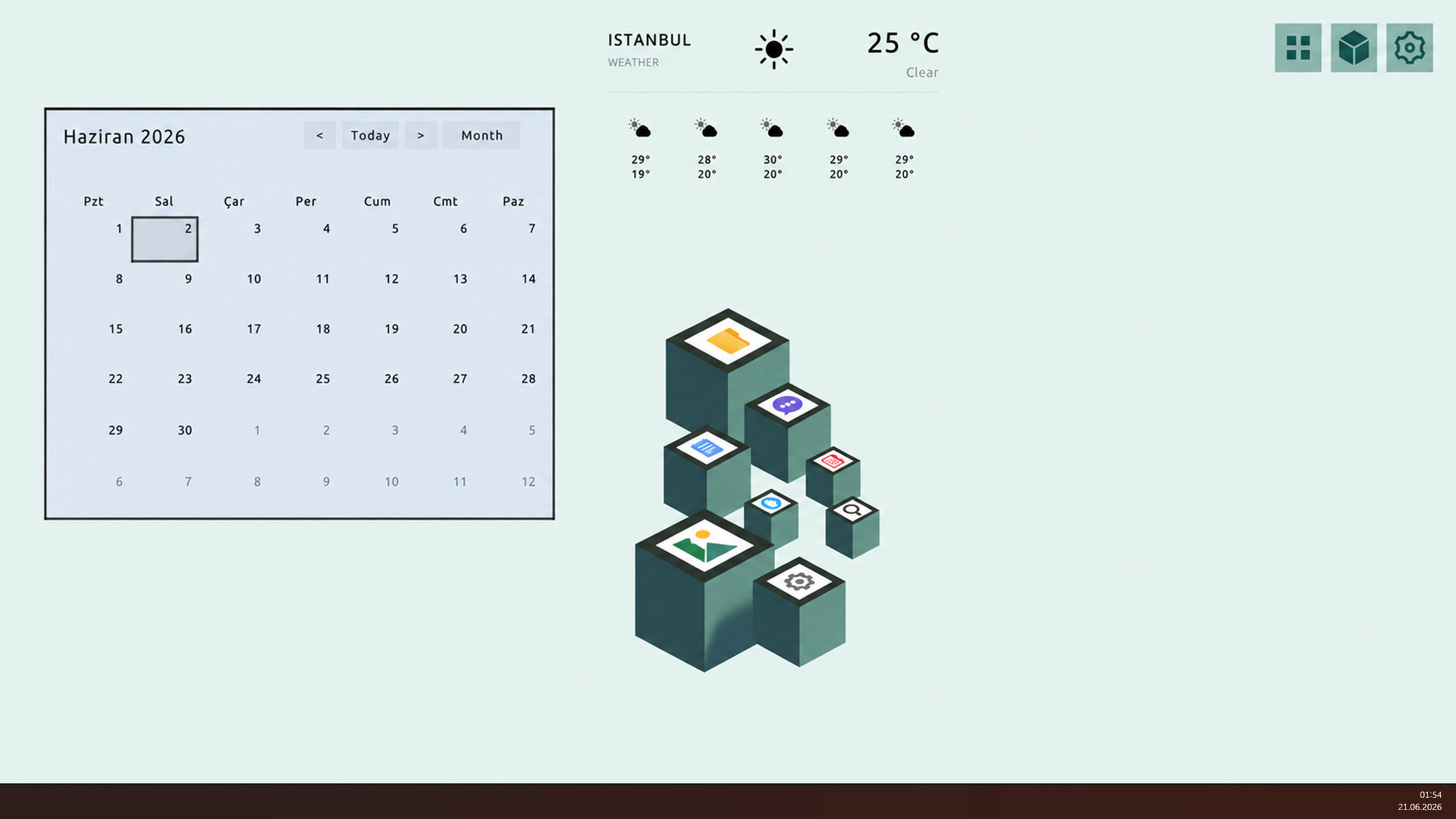 Minimalist Desktop screenshot 2