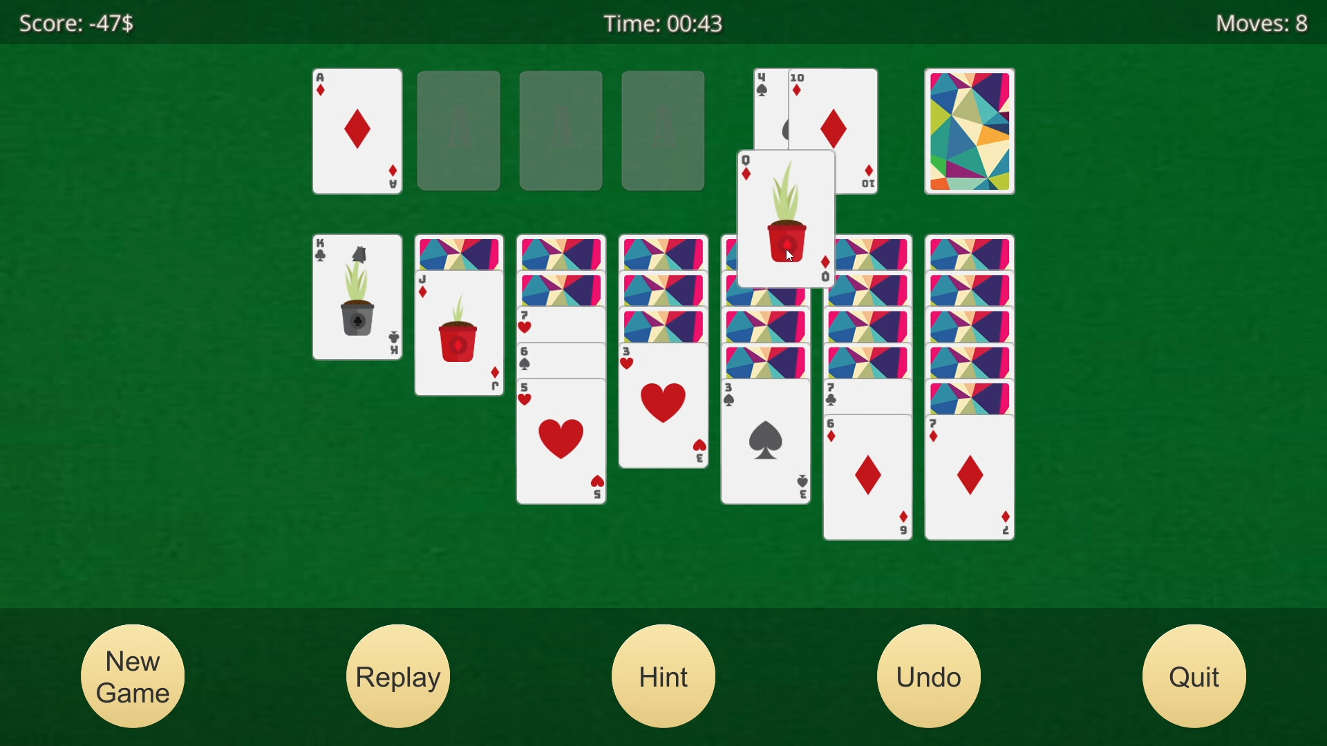 Klondike Solitaire Pro screenshot 1