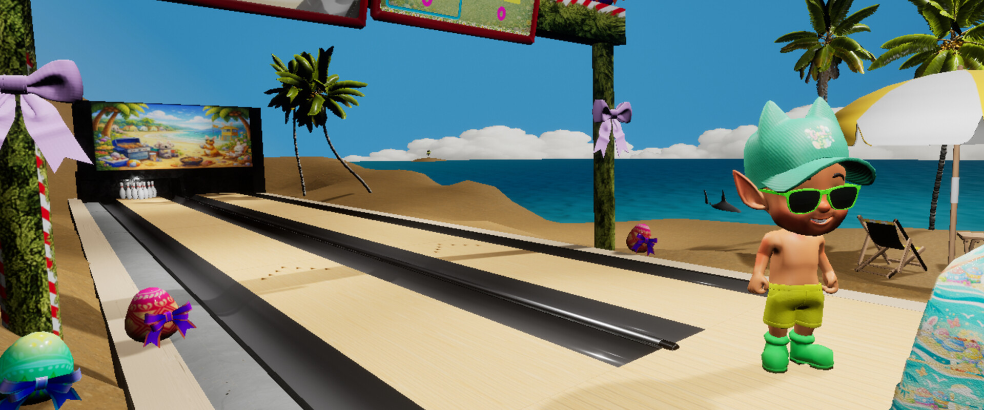 Jingle Strike VR Bowling screenshot 2