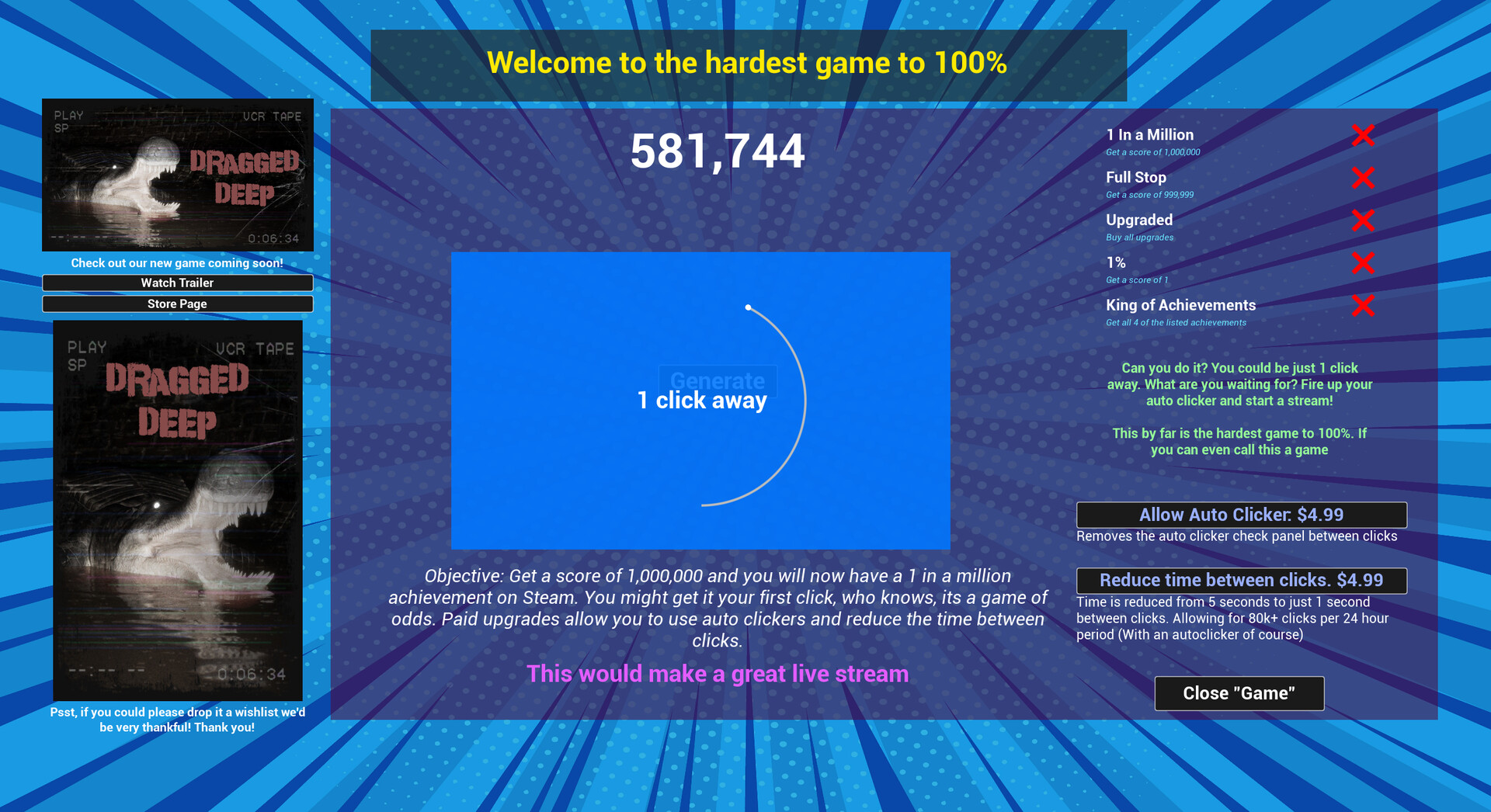 1 in a Million | A game of odds screenshot 2