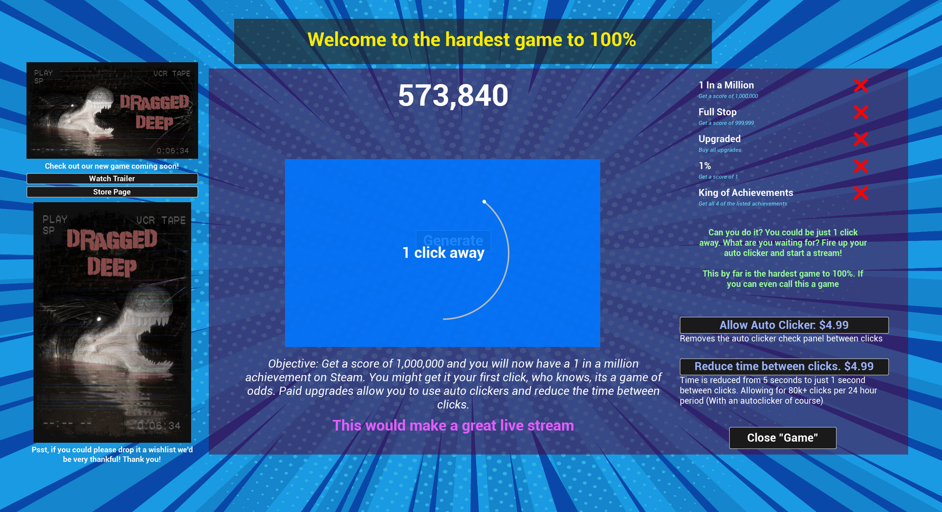 1 in a Million | A game of odds screenshot 1