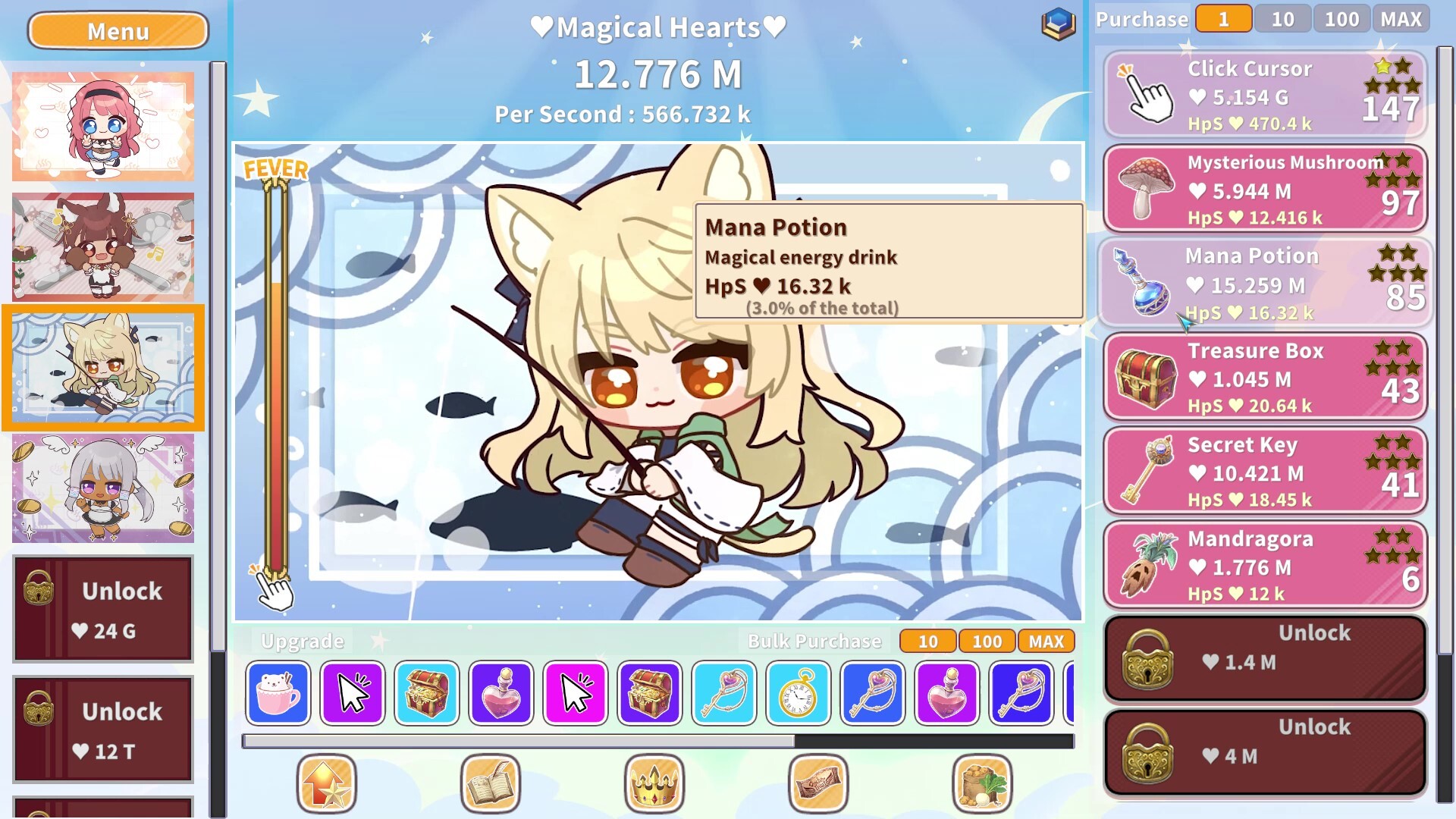 Kawaii Clicker Reborn screenshot 2