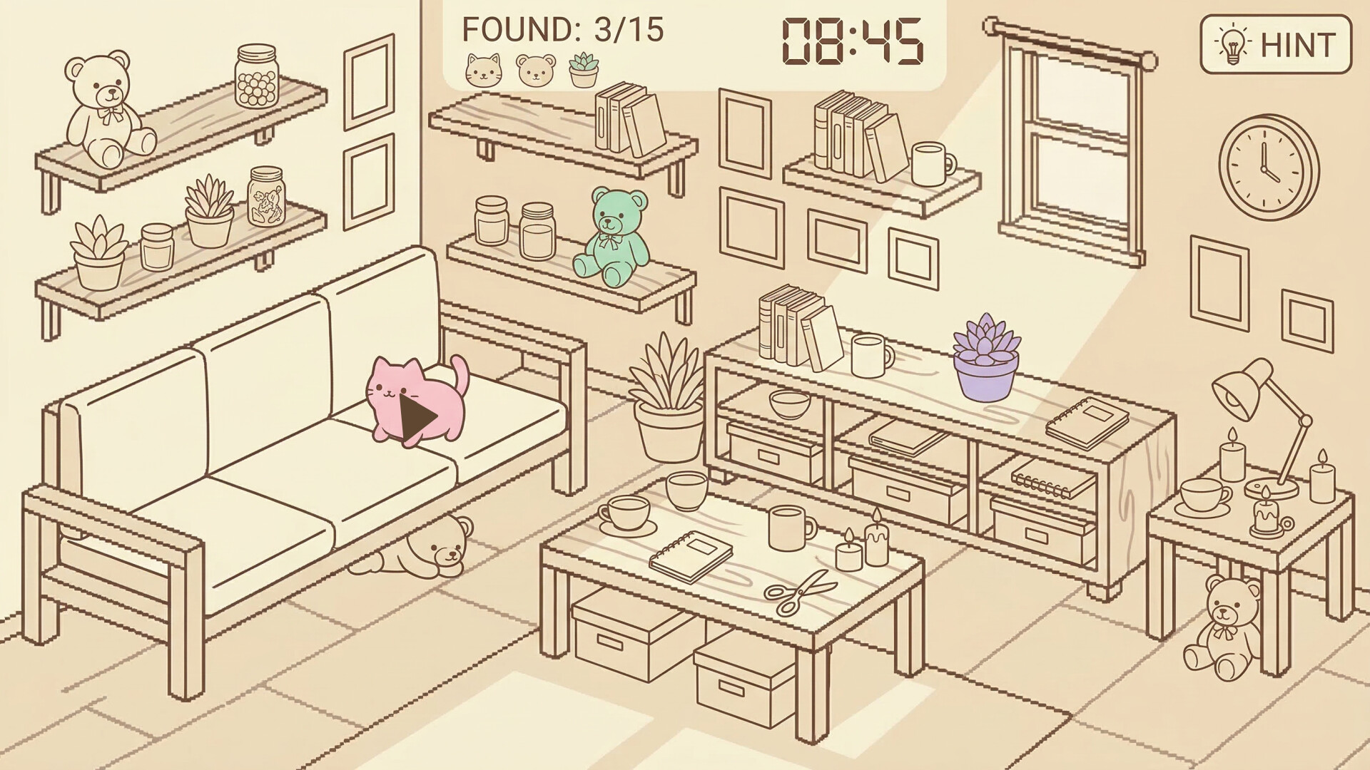 Cozy Pages: Find & Color screenshot 2