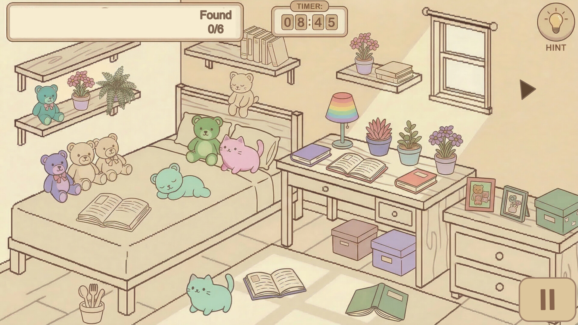 Cozy Pages: Find & Color screenshot 1