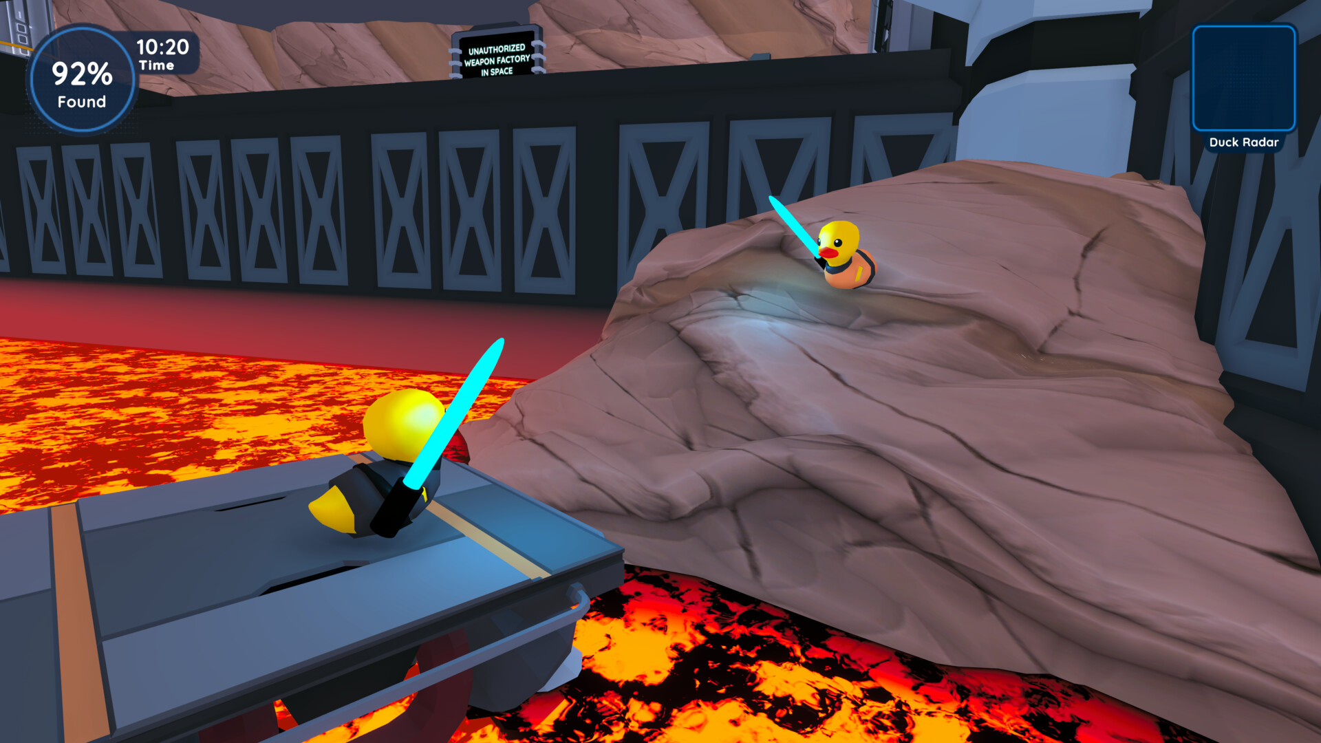 Find 100 Ducks and Blast Them...IN SPACE!!! screenshot 13