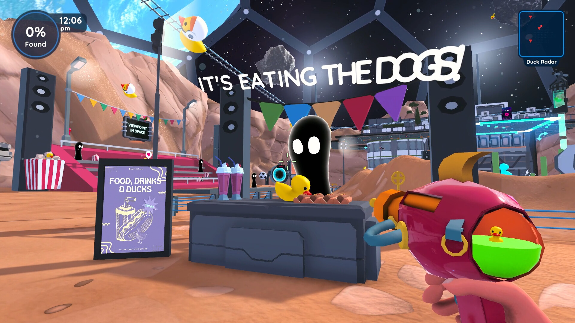 Find 100 Ducks and Blast Them...IN SPACE!!! screenshot 1