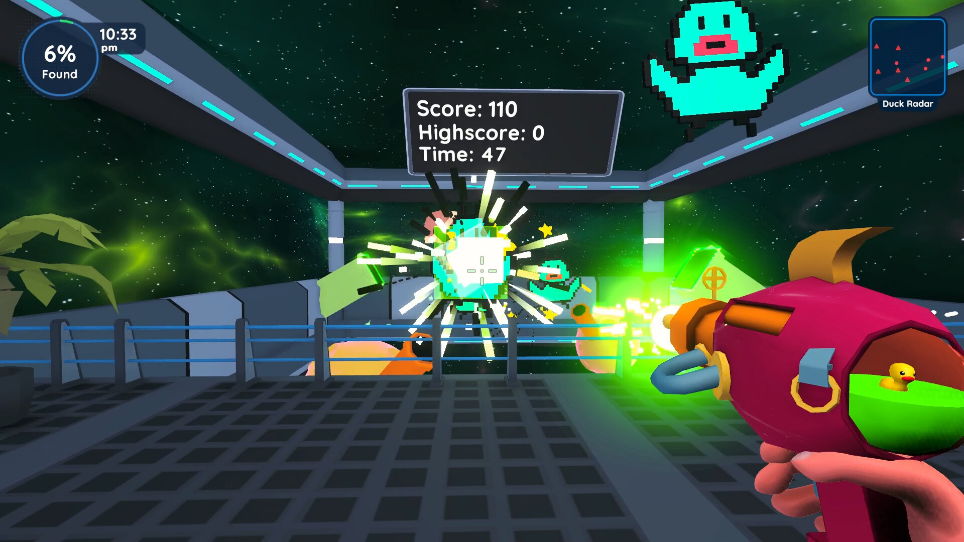 Find 100 Ducks and Blast Them...IN SPACE!!! screenshot 10