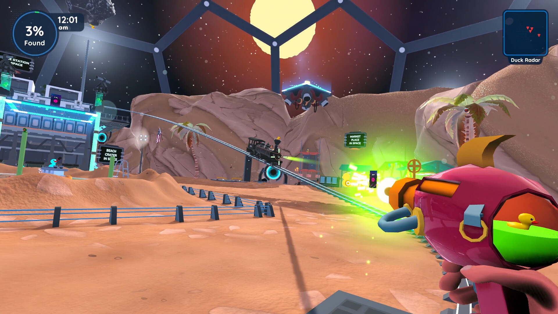 Find 100 Ducks and Blast Them...IN SPACE!!! screenshot 12