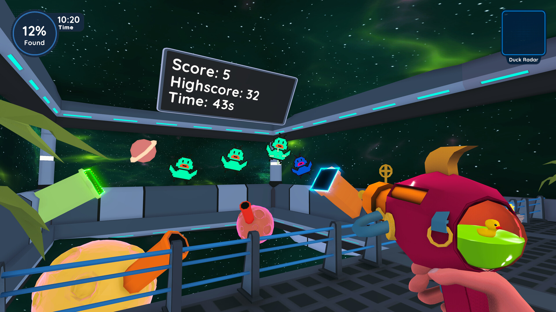 Find 100 Ducks and Blast Them...IN SPACE!!! screenshot 6