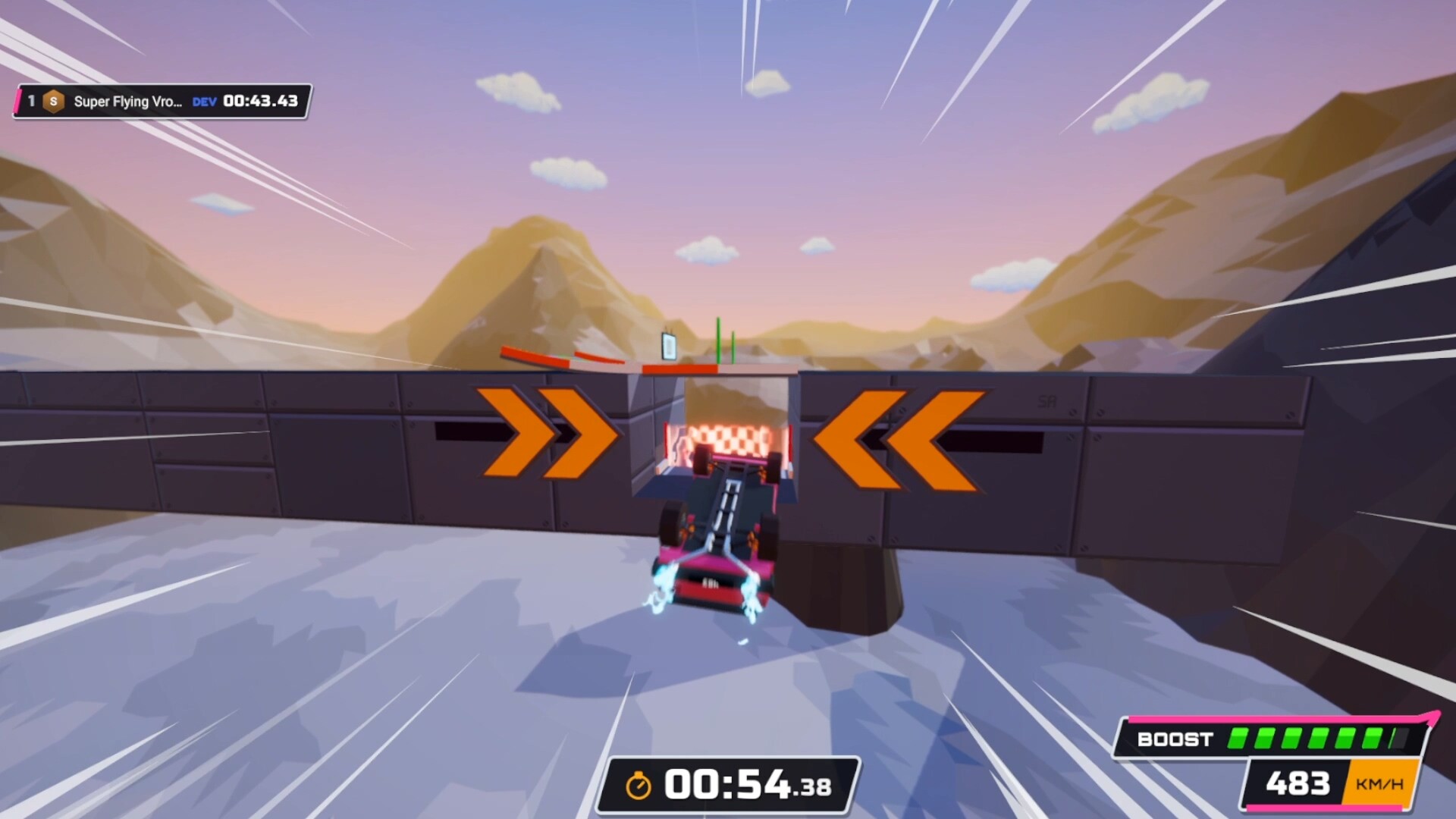 Super Flying Vroom Vroom screenshot 1