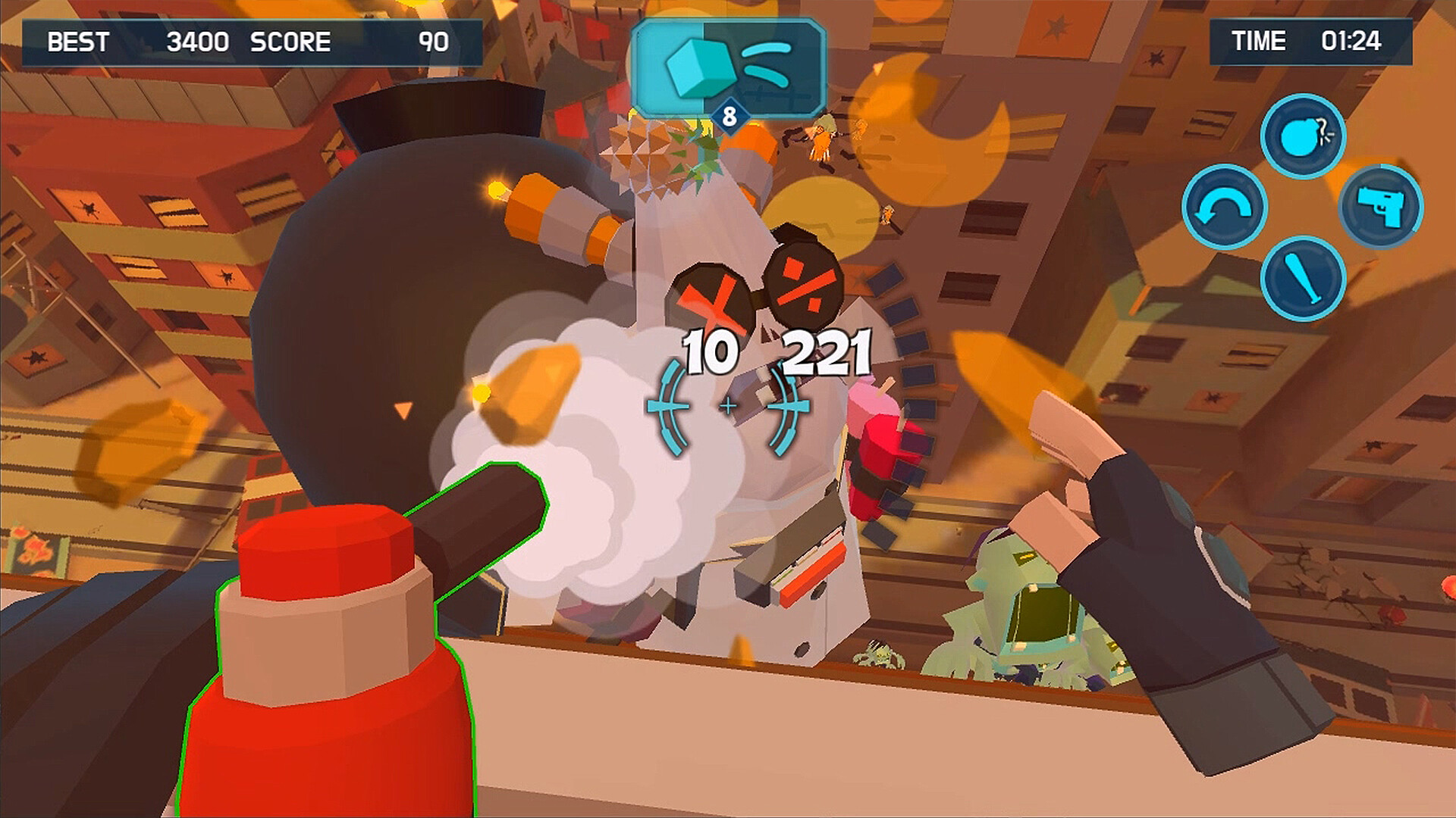 ThrowAnything: Zombie Invaders screenshot 5