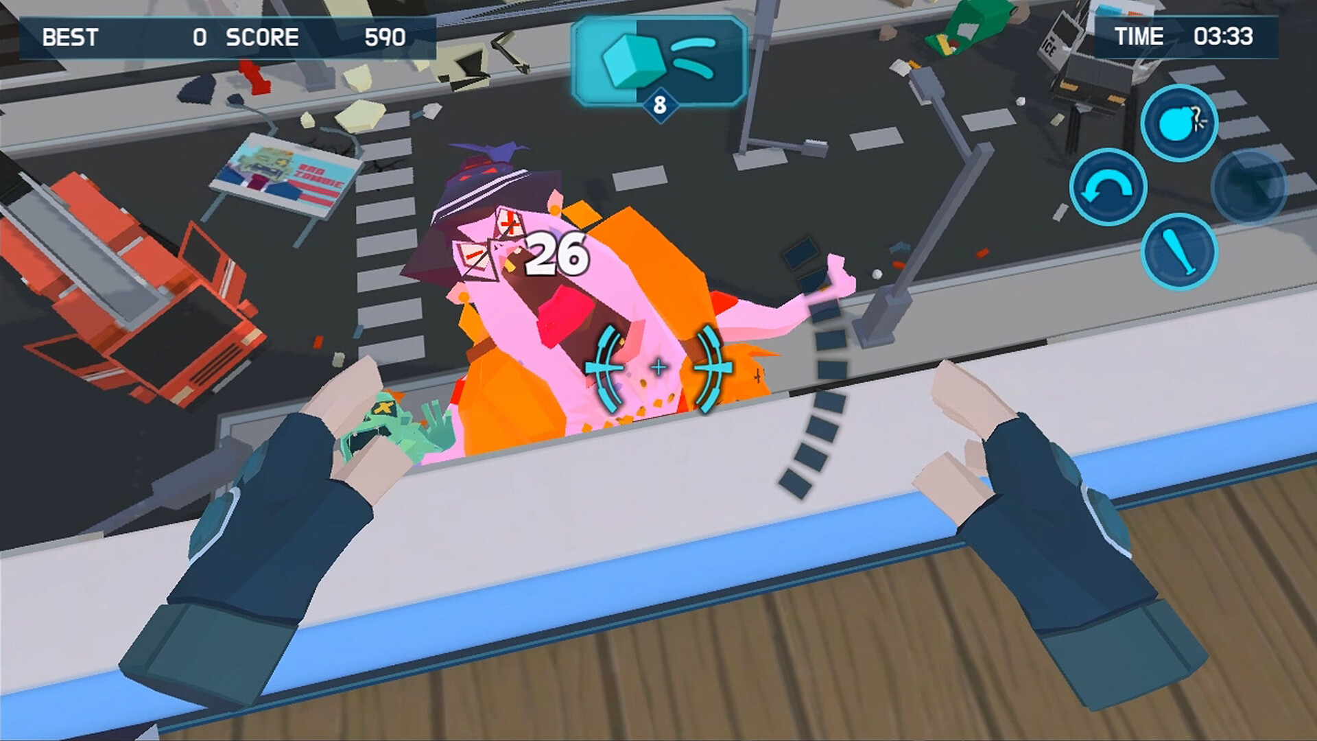 ThrowAnything: Zombie Invaders screenshot 7