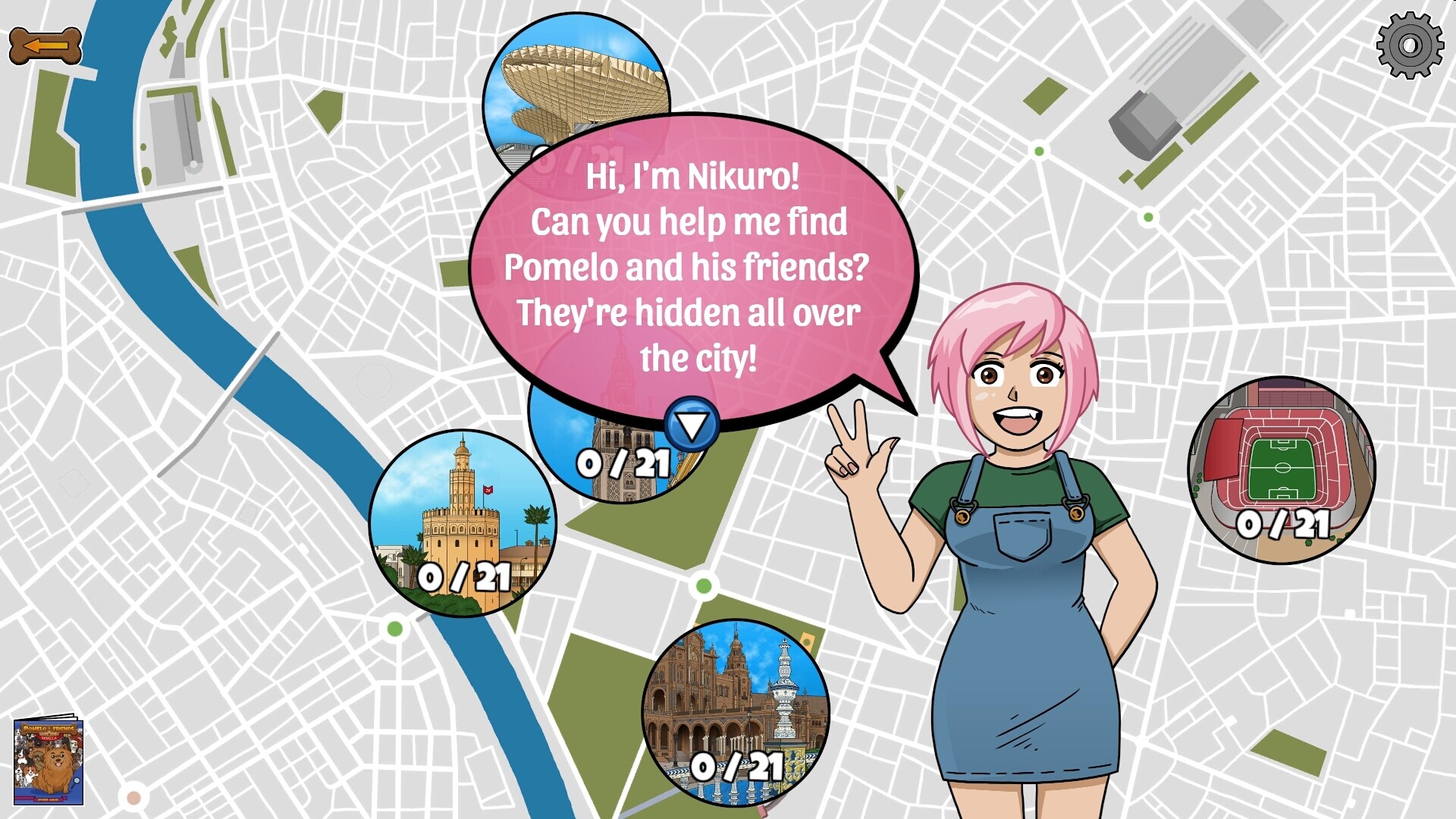 Pomelo & Friends: Sevilla screenshot 1