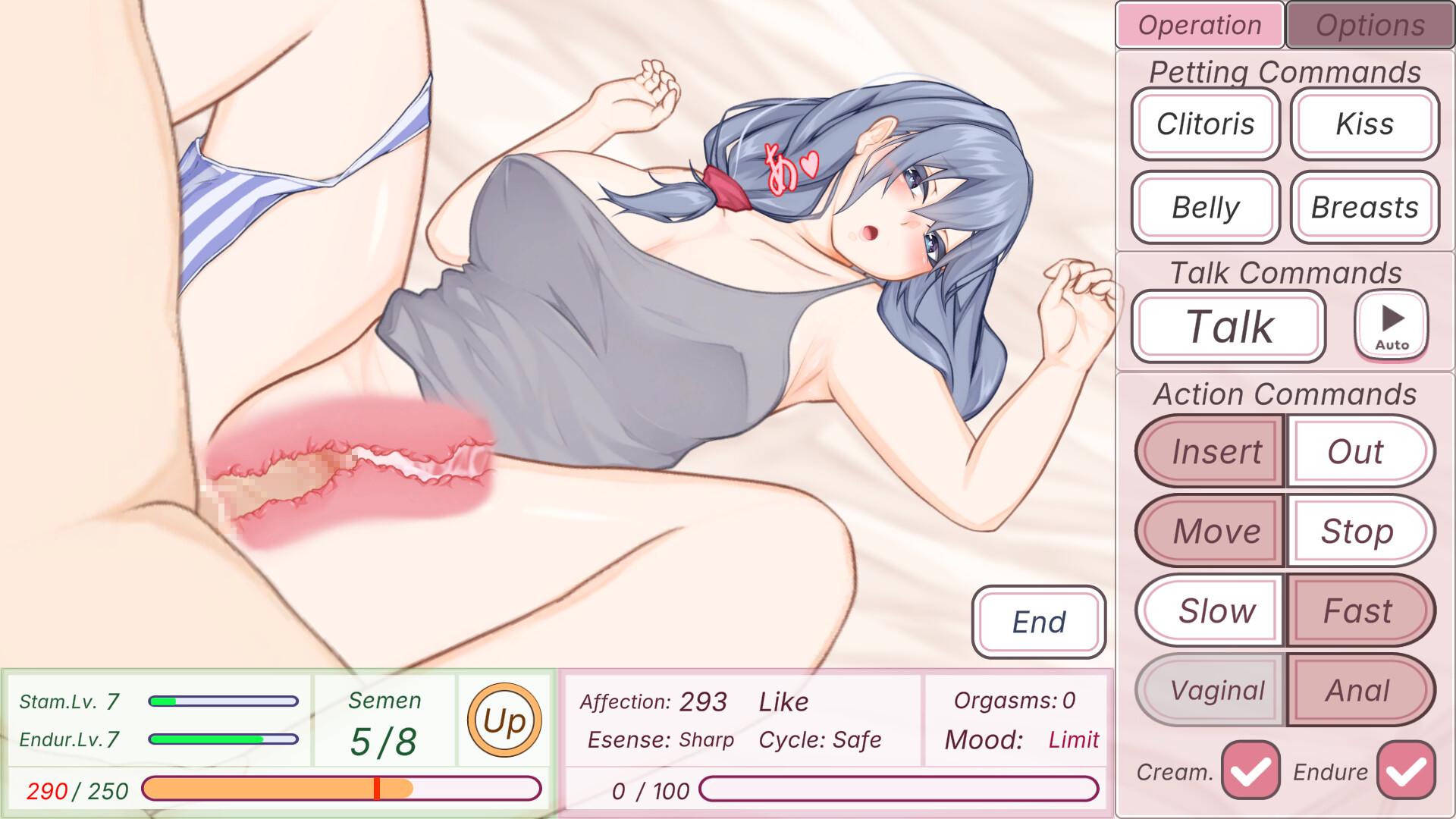 [Live2D & Full Voice] A Laid-back Erotic Life with My Freeloader Childhood Girlfriend screenshot 2