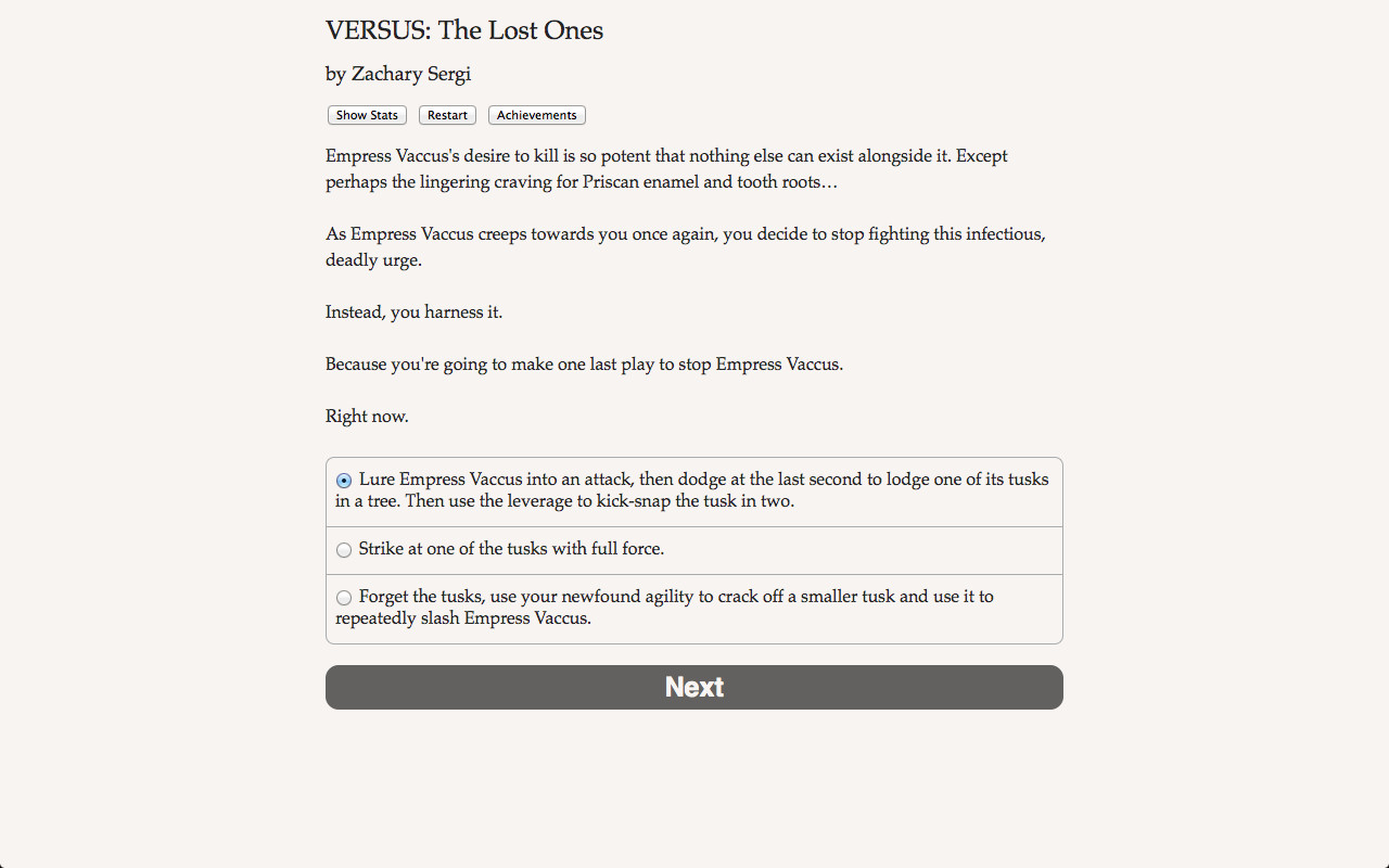 VERSUS: The Lost Ones screenshot 1