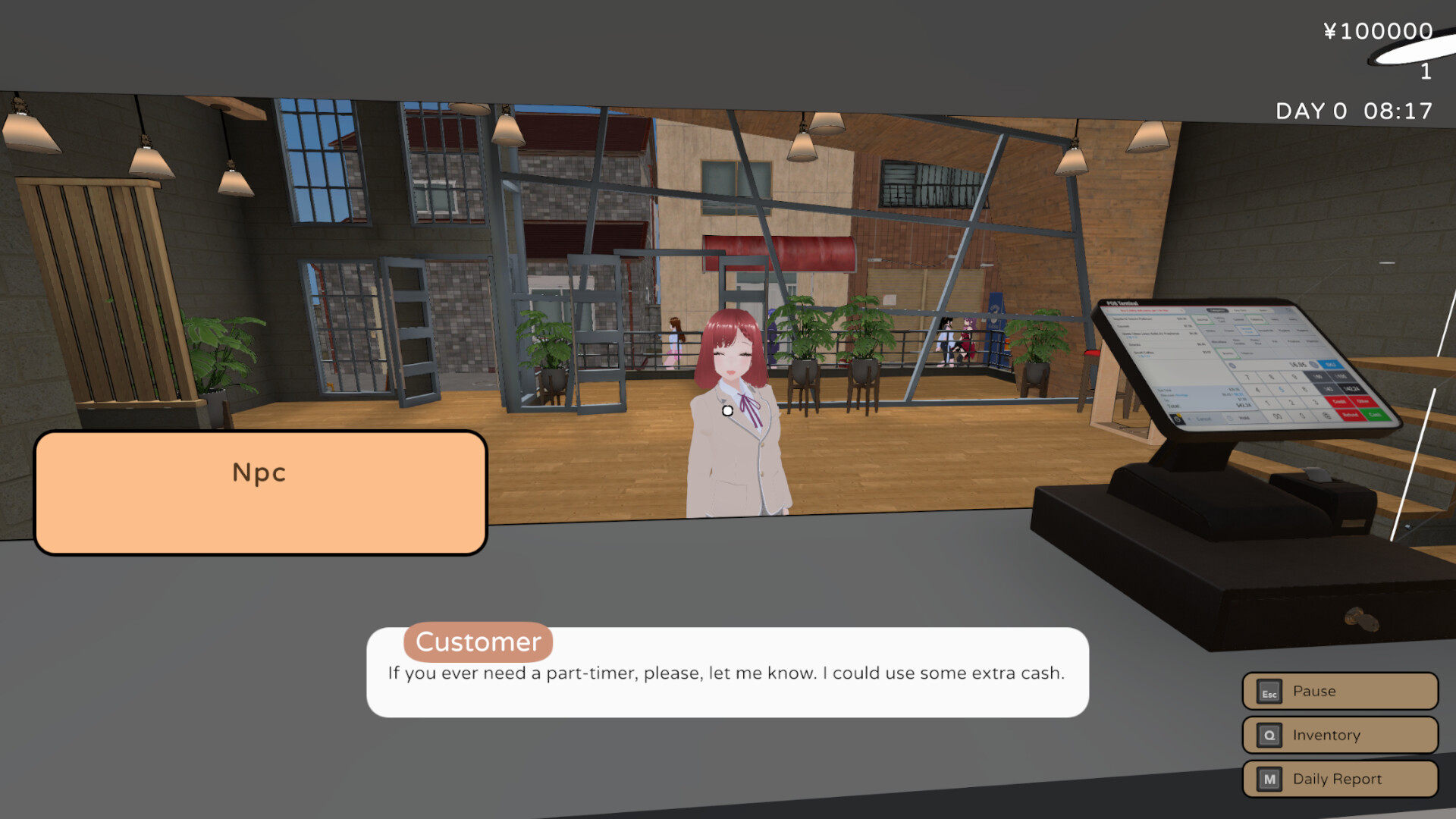 Kissaten Dream - Anime Coffee Shop Simulator! screenshot 1