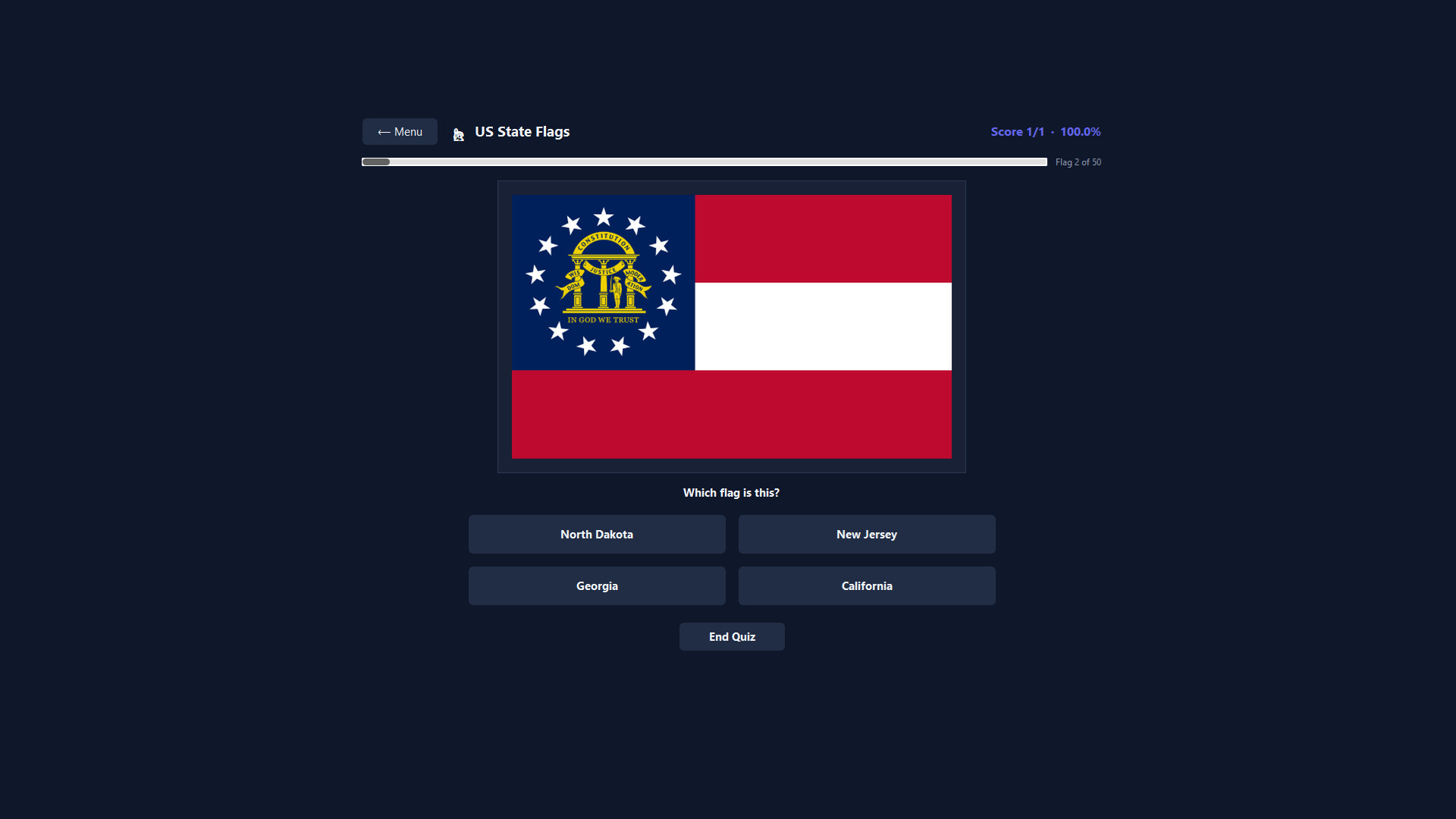 Ethan's Flag Quiz Game screenshot 5