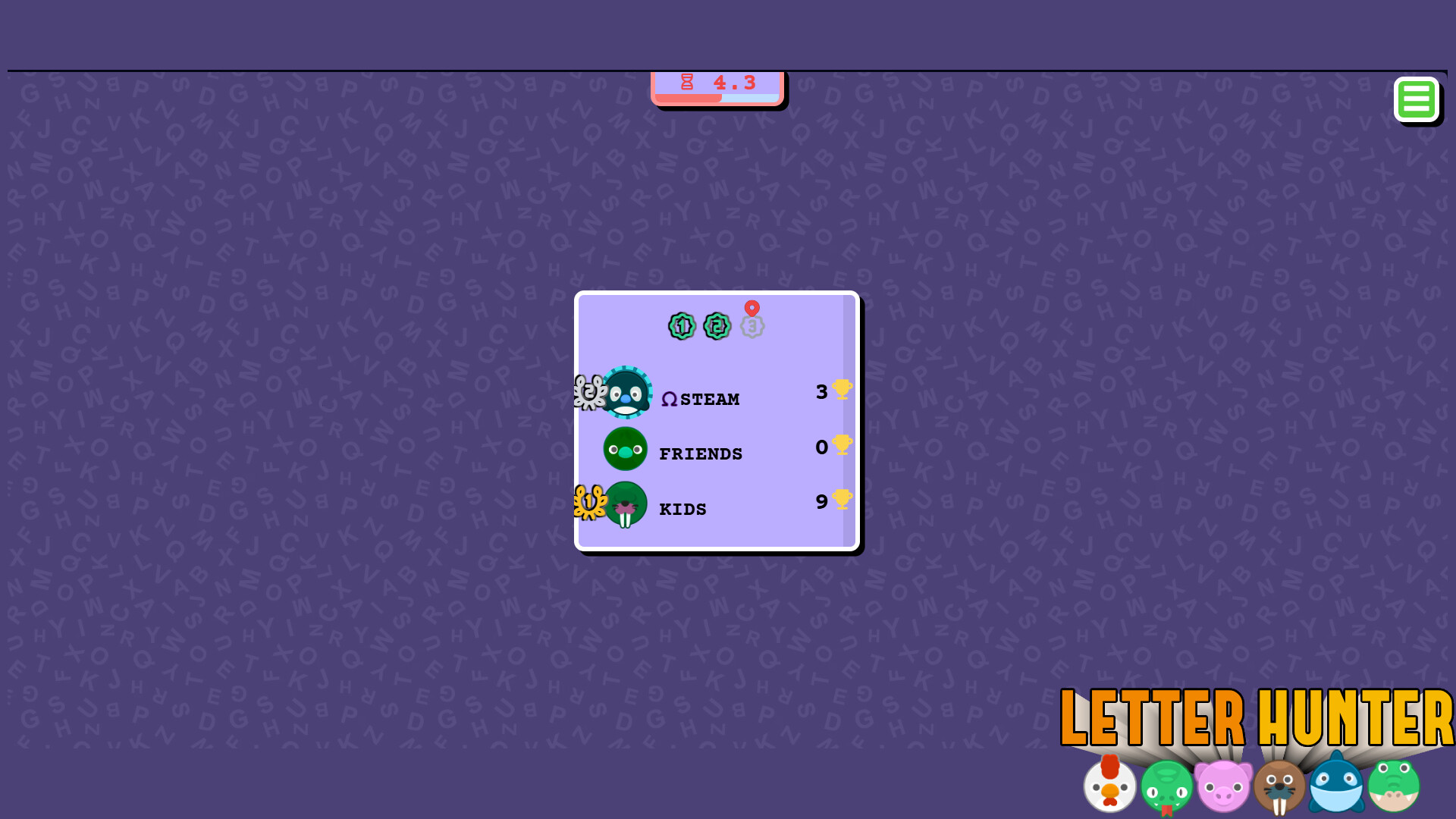 Letter Hunter screenshot 1