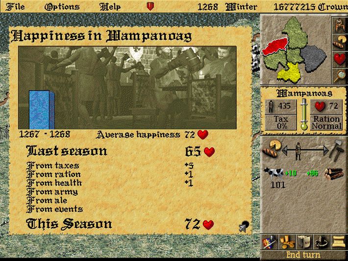 Lords of the Realm II screenshot 1