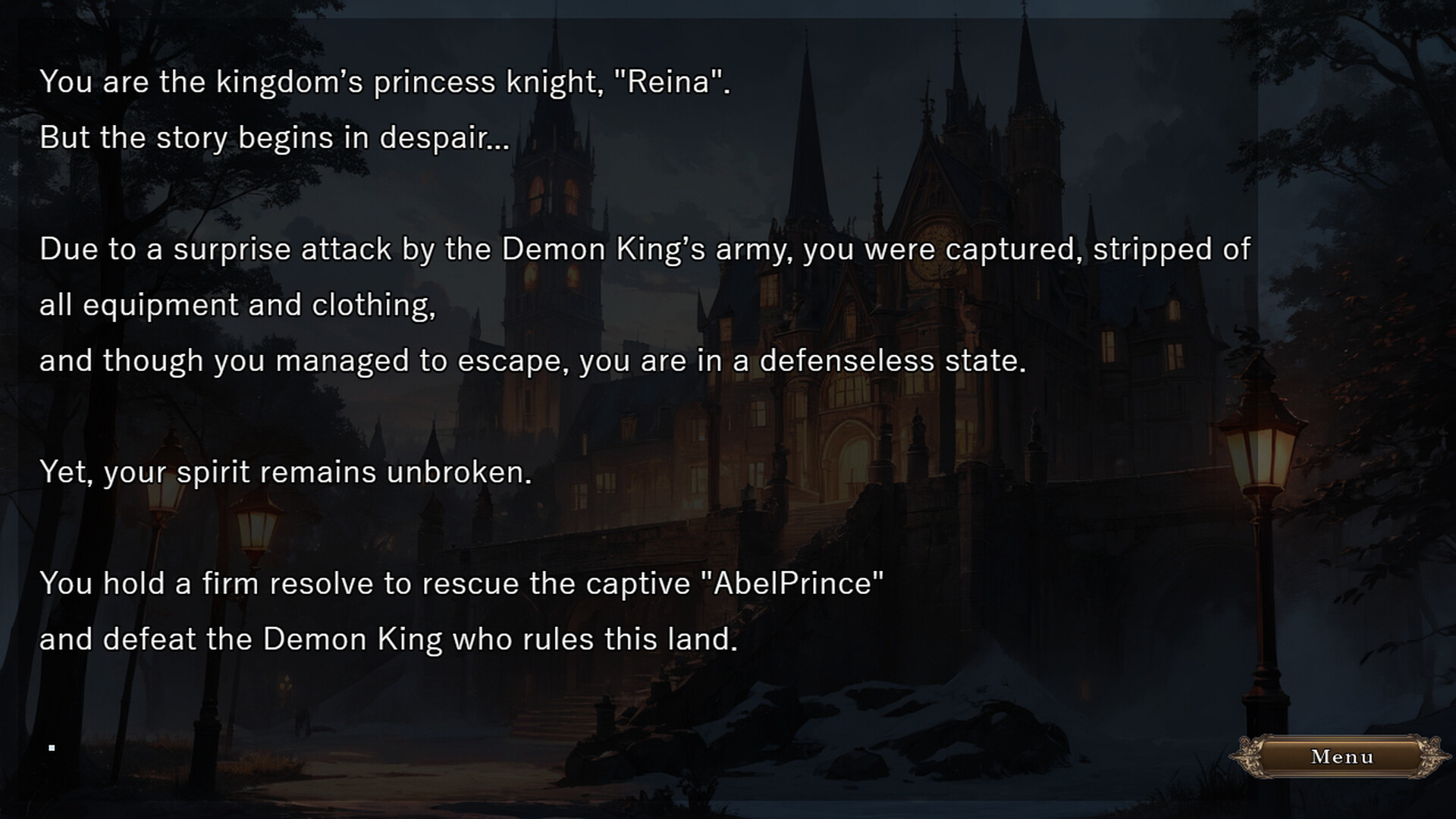 Bare Knightess: To the Dark Lord's Lair screenshot 1