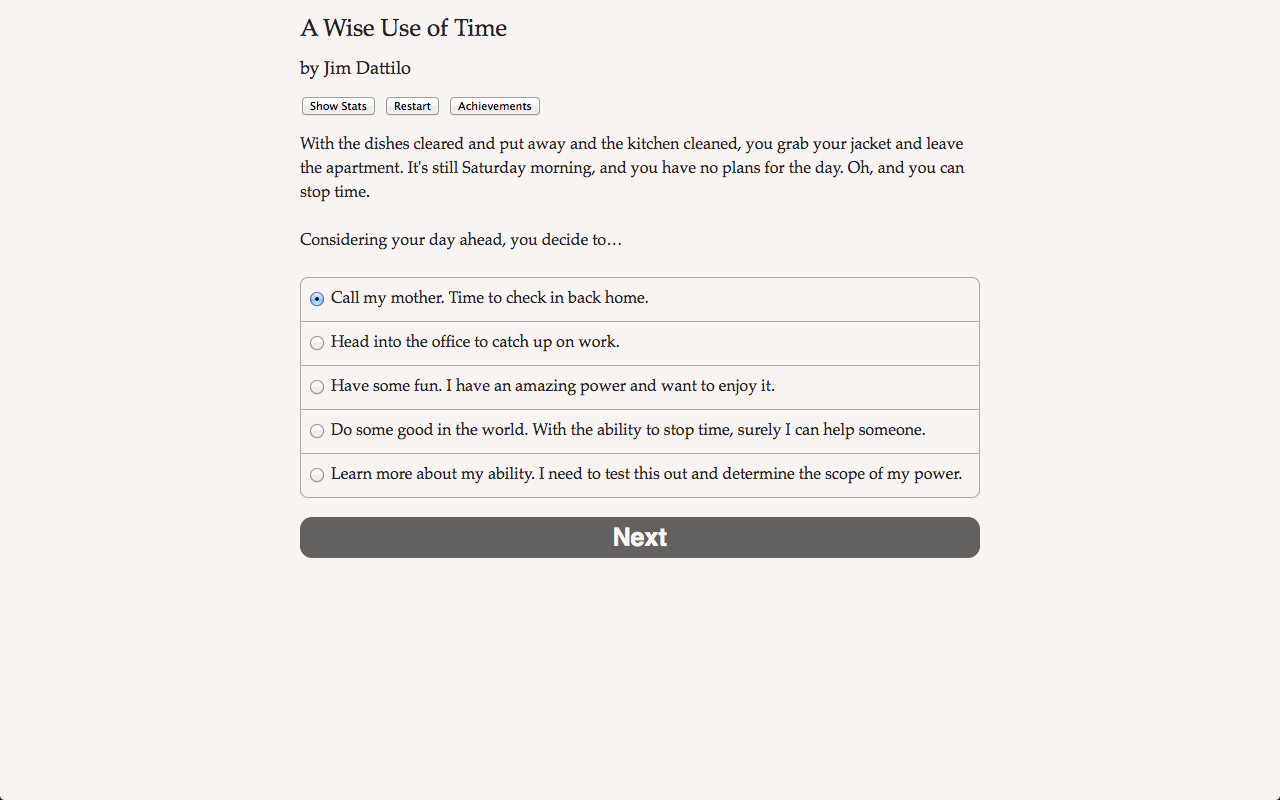 A Wise Use of Time screenshot 2