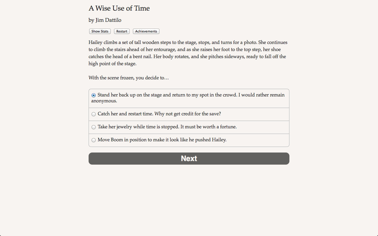 A Wise Use of Time screenshot 1