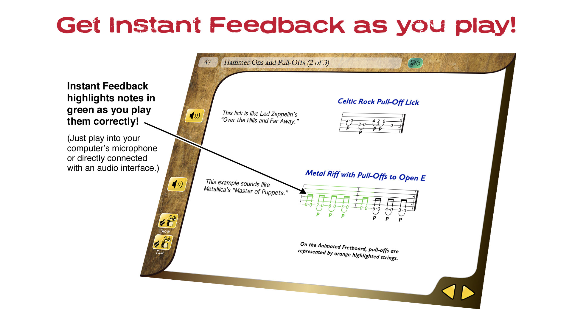 eMedia Interactive Rock Guitar screenshot 4
