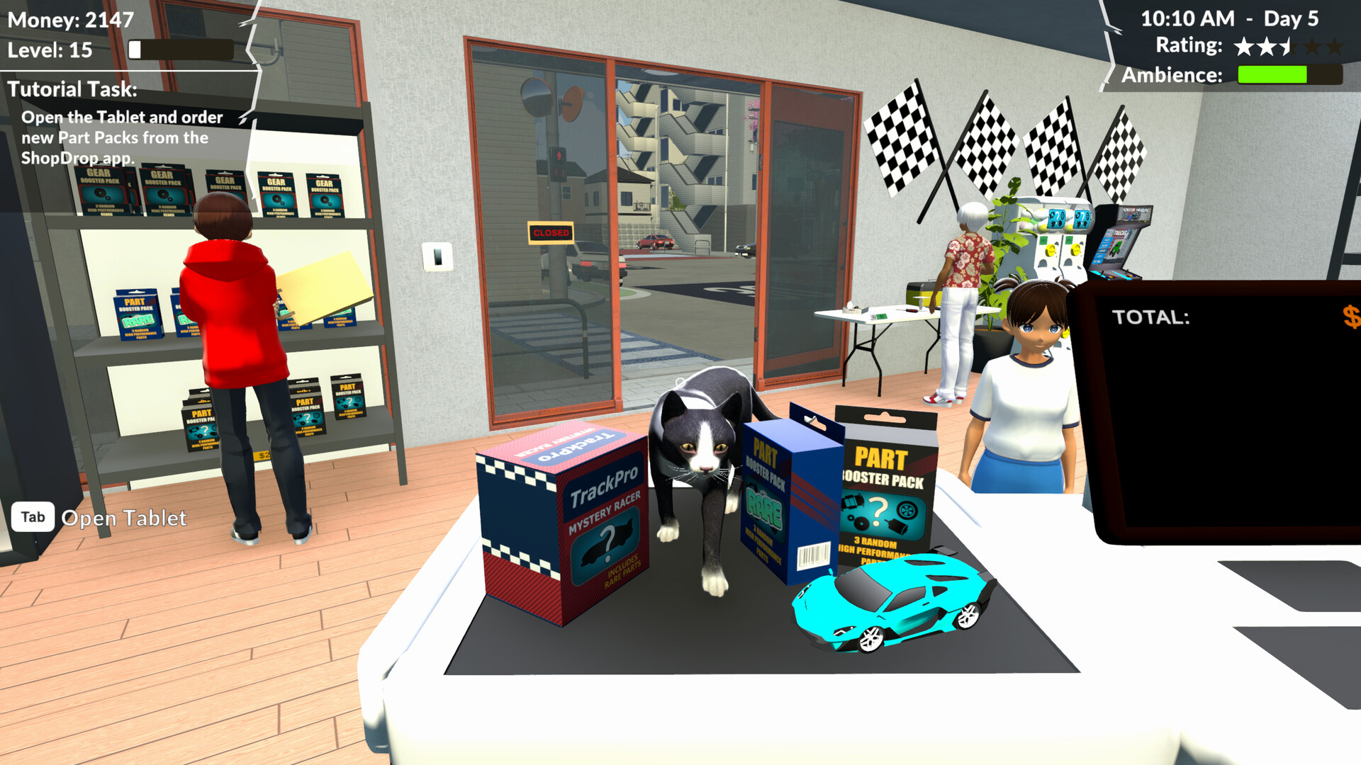 Pocket Racer Shop Sim screenshot 6
