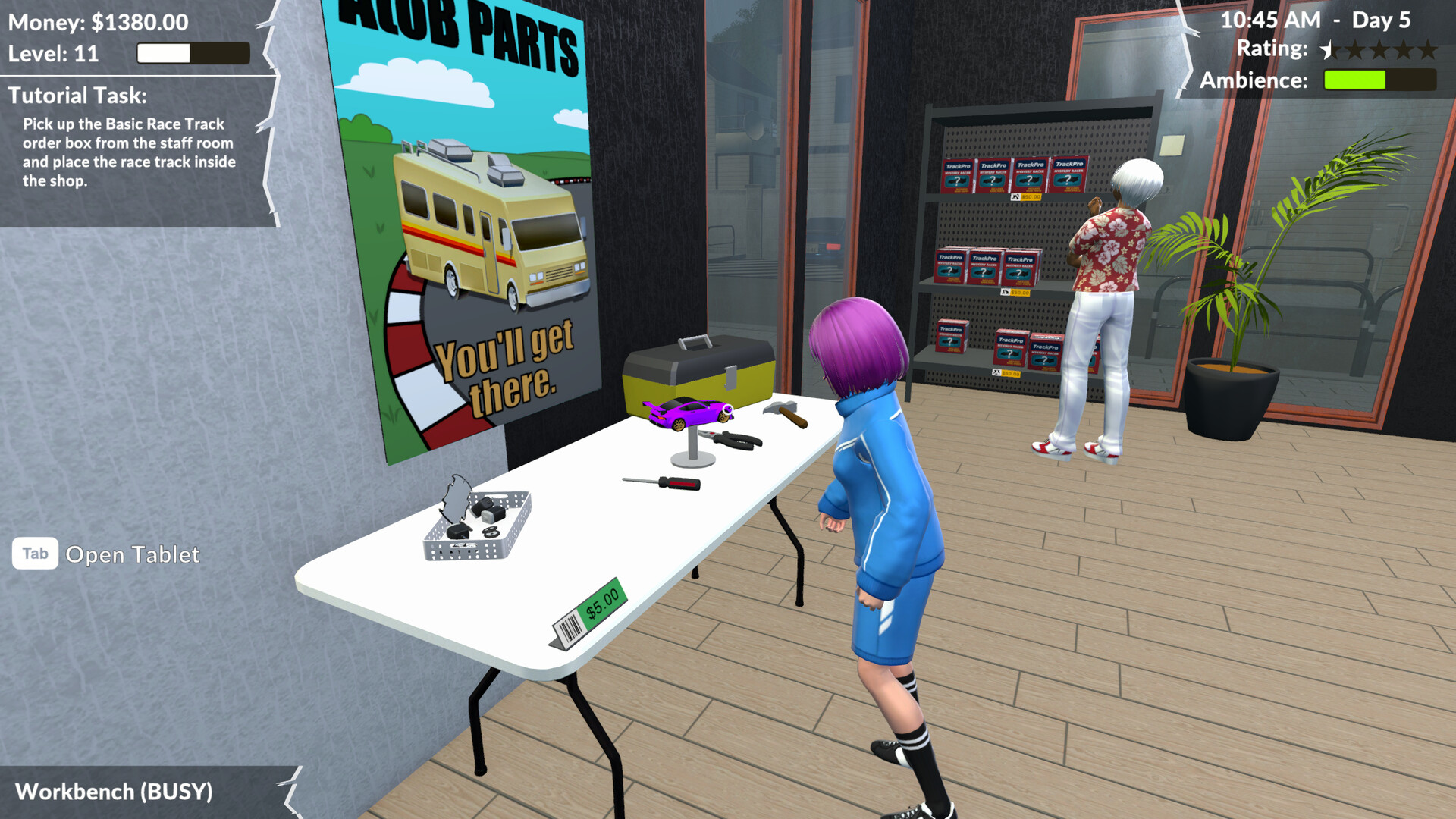 Pocket Racer Shop Sim screenshot 8