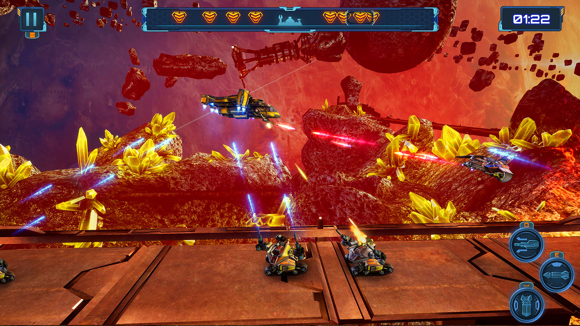 Red Siren: Space Defense screenshot 6