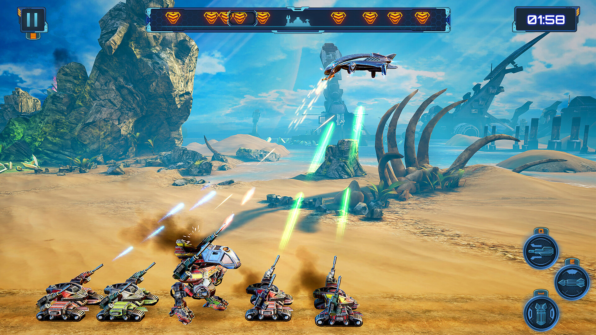 Red Siren: Space Defense screenshot 4