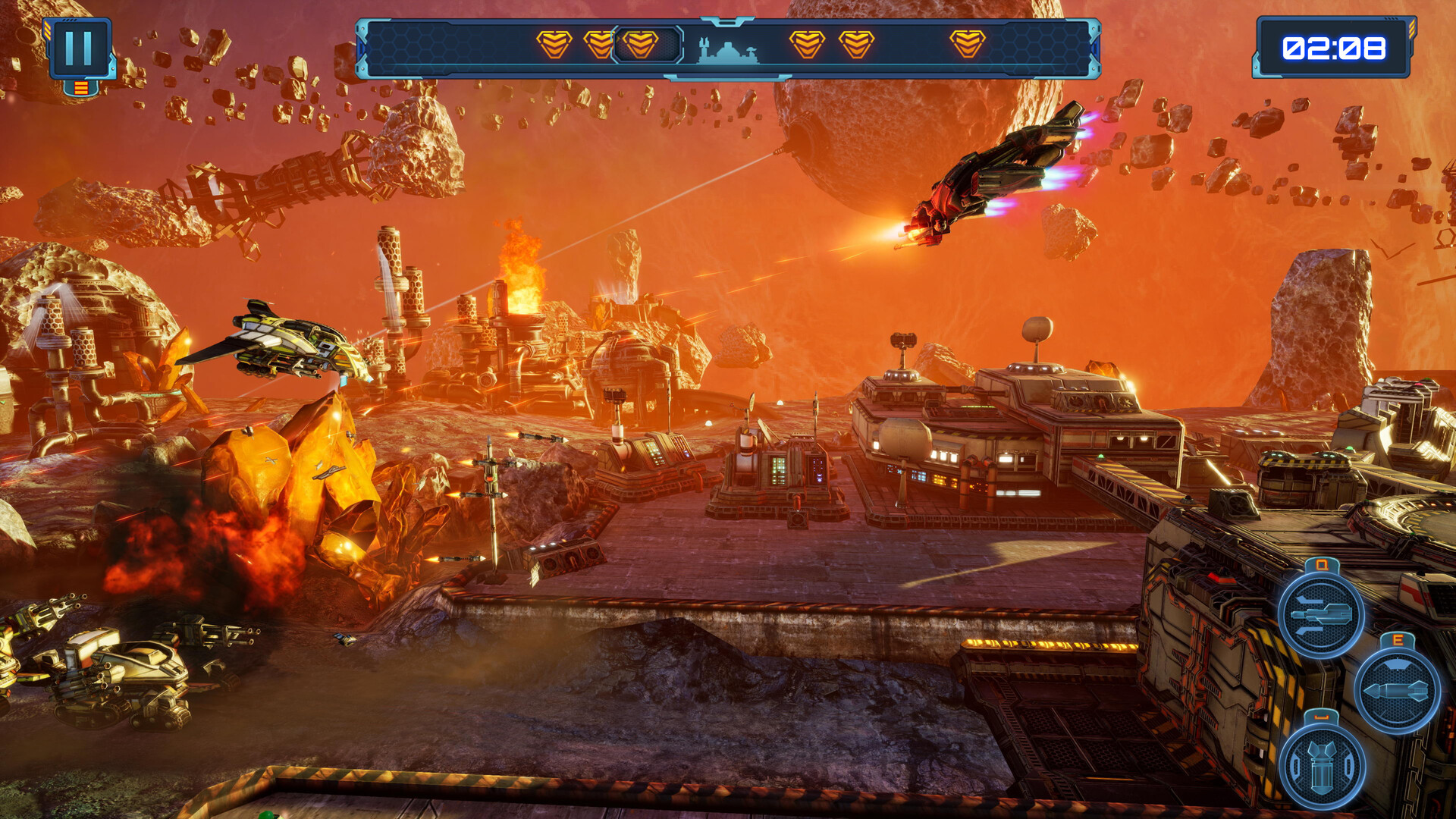 Red Siren: Space Defense screenshot 2