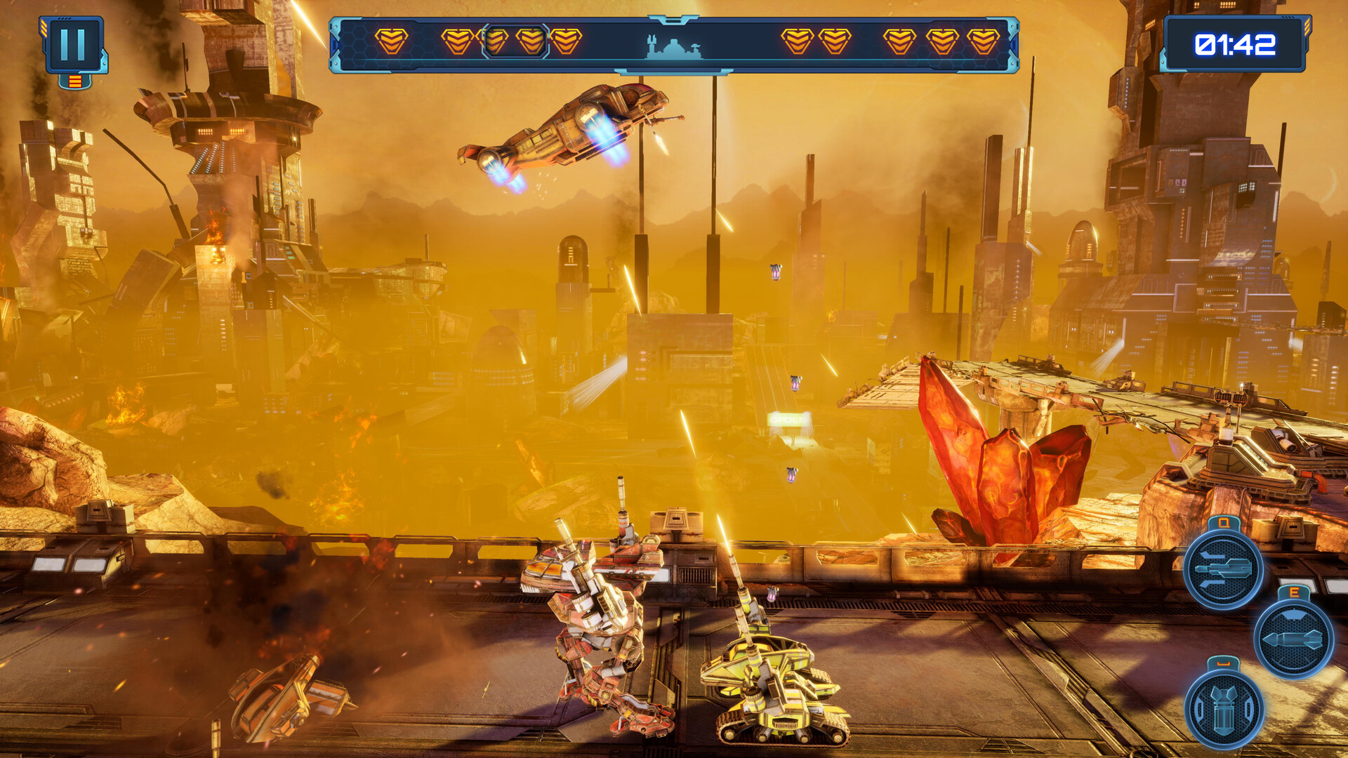 Red Siren: Space Defense screenshot 9