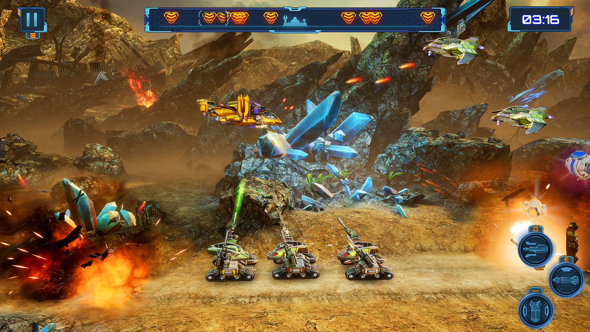 Red Siren: Space Defense screenshot 8