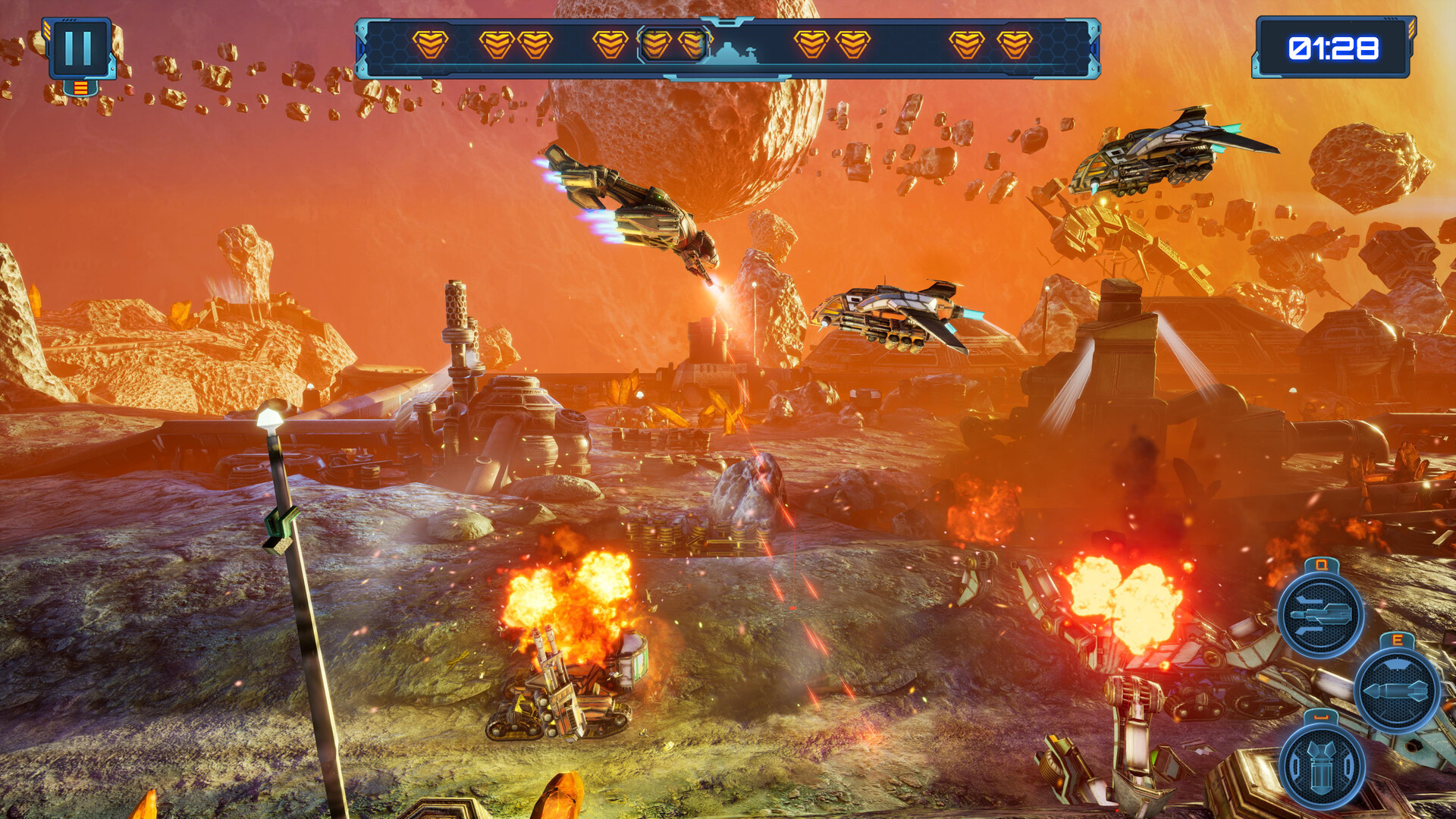 Red Siren: Space Defense screenshot 12