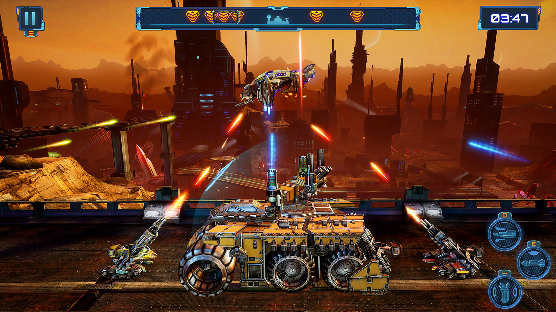 Red Siren: Space Defense screenshot 1