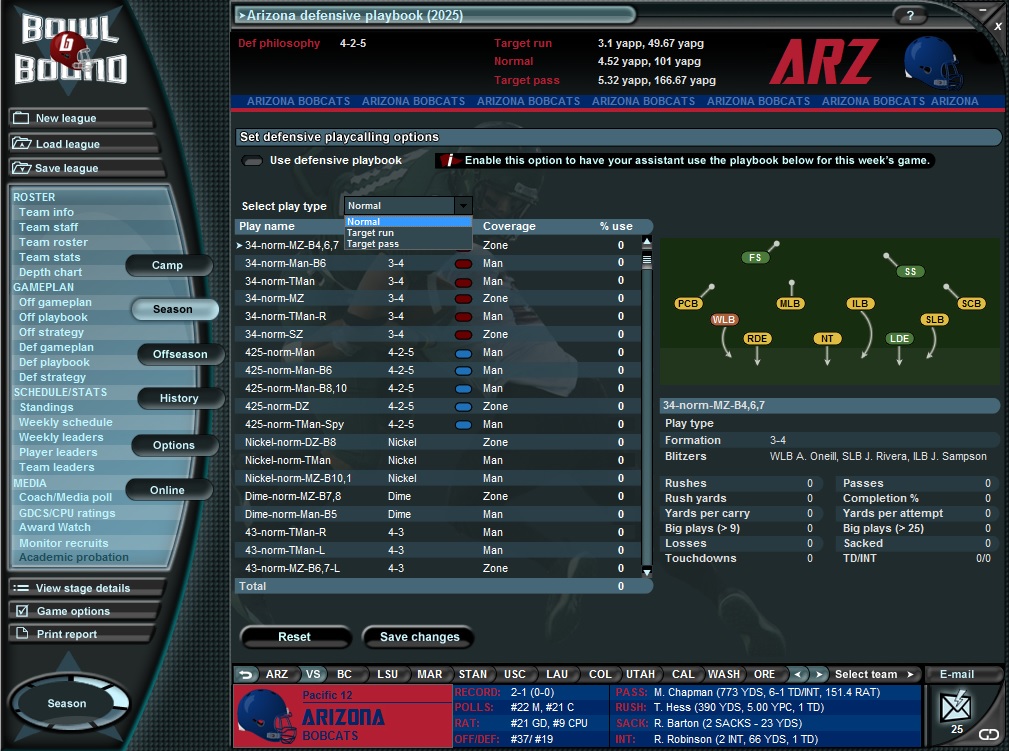Bowl Bound College Football screenshot 9