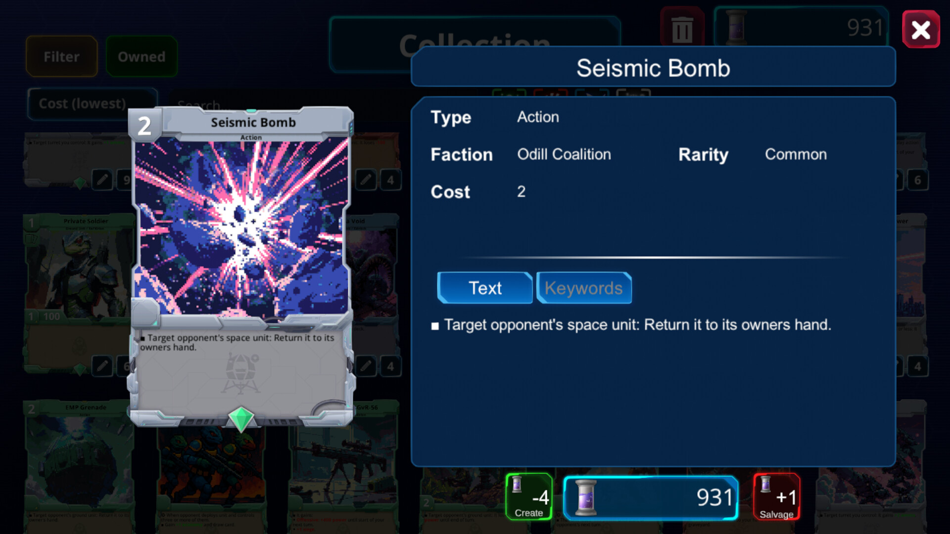 Xeno Strike CCG screenshot 4