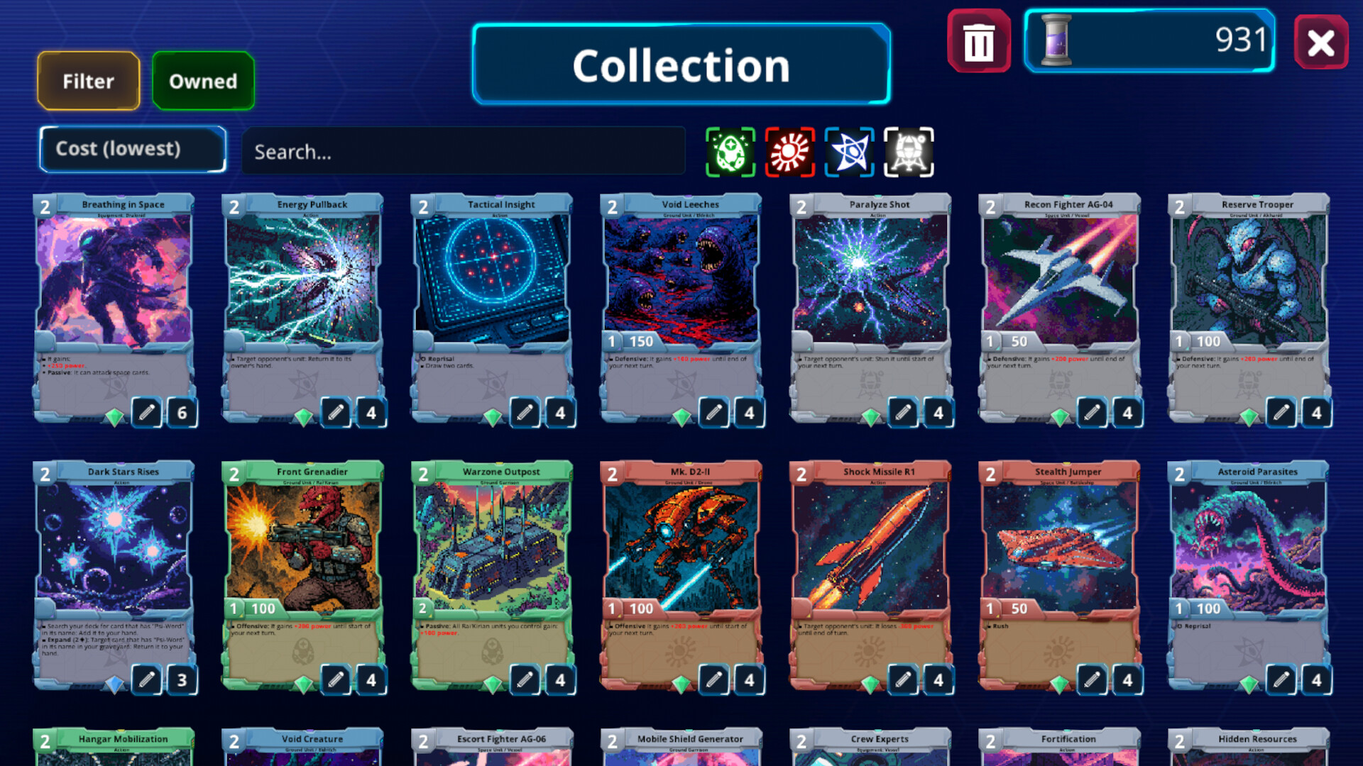 Xeno Strike CCG screenshot 5
