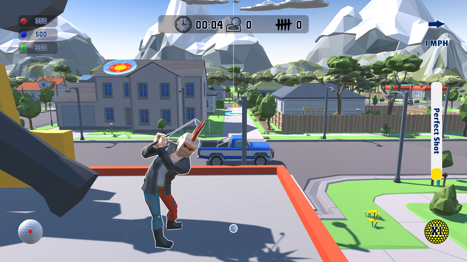 Urban Golf: Hot Dog Edition screenshot 1