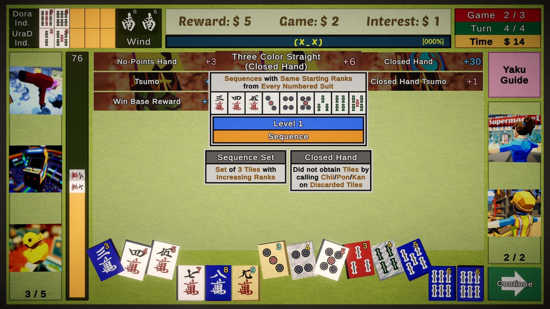 Showdown! Mahjong Tutorial Included screenshot 3